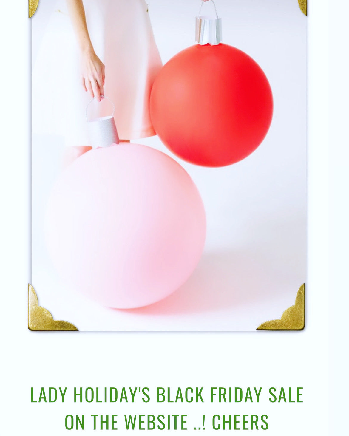 Holidays, and Grand Sales!