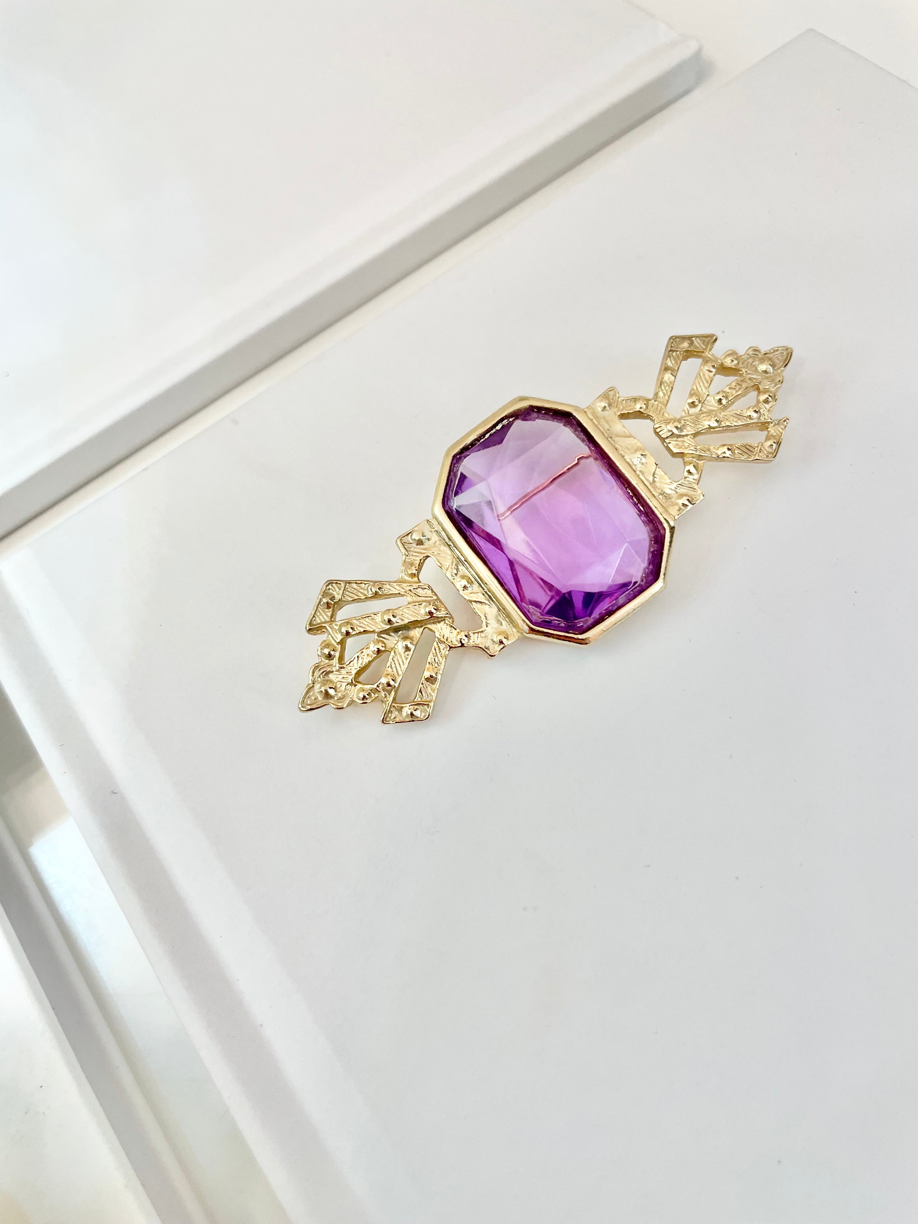 A truly beautiful 1980's brooch... so divine, and heavenly color!