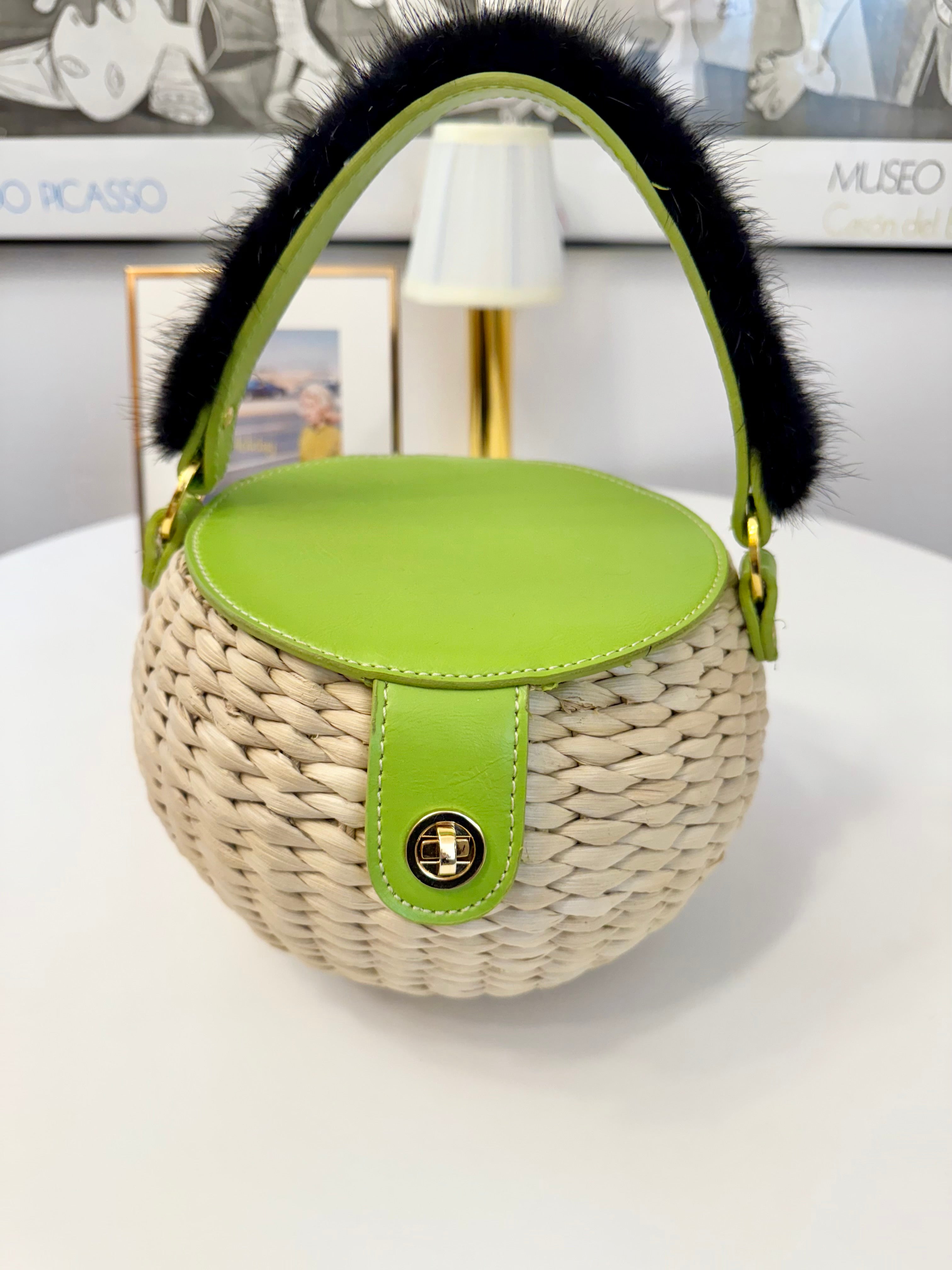 Ladies on Holiday and her love of a basket bag!