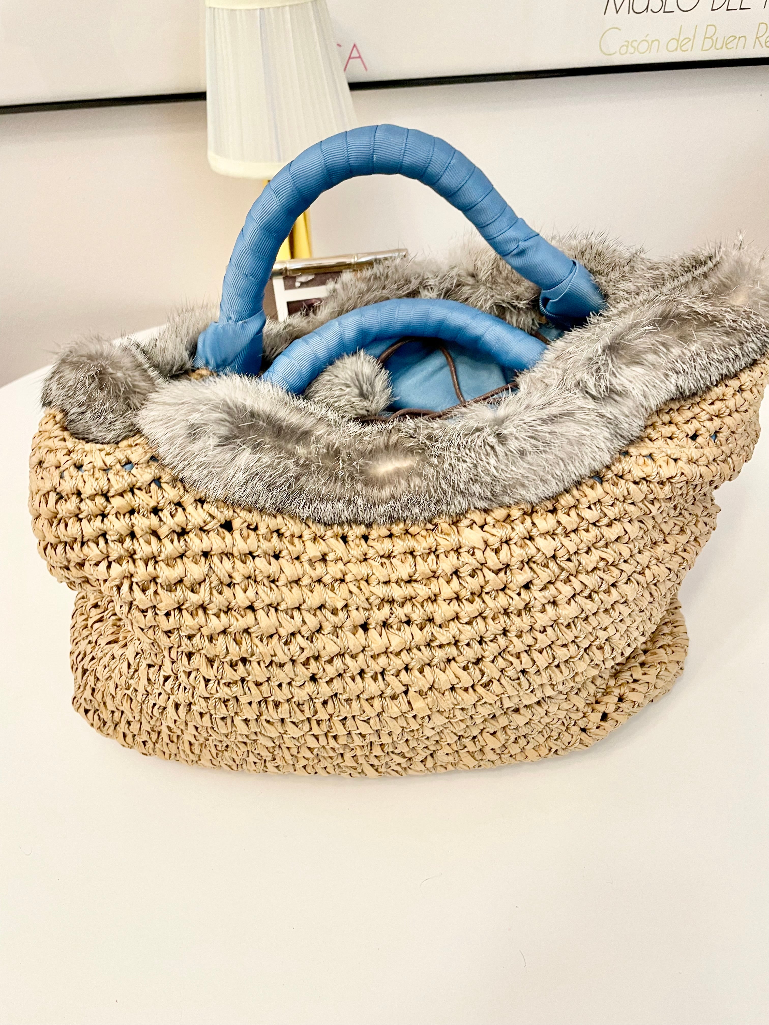 Ladies on Holiday and her love of a sassy fur bag...