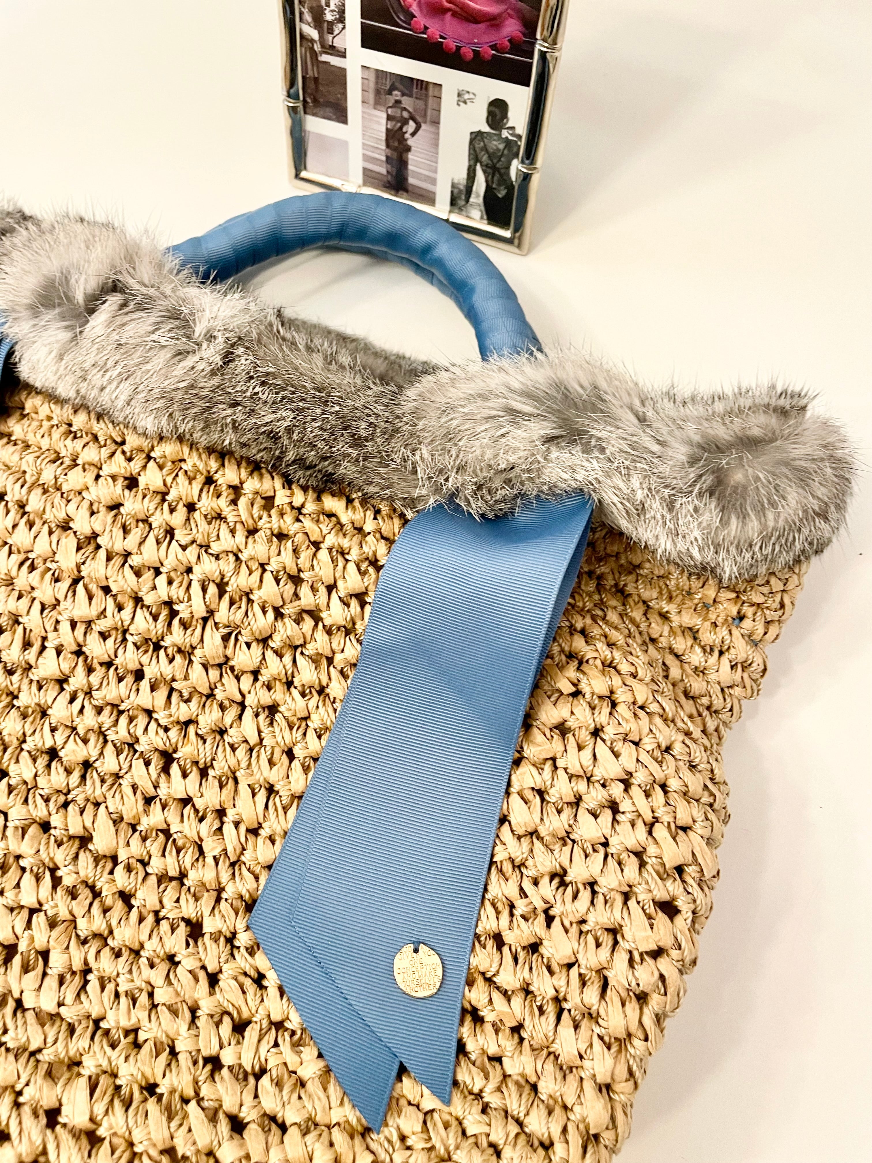 Ladies on Holiday and her love of a sassy fur bag...