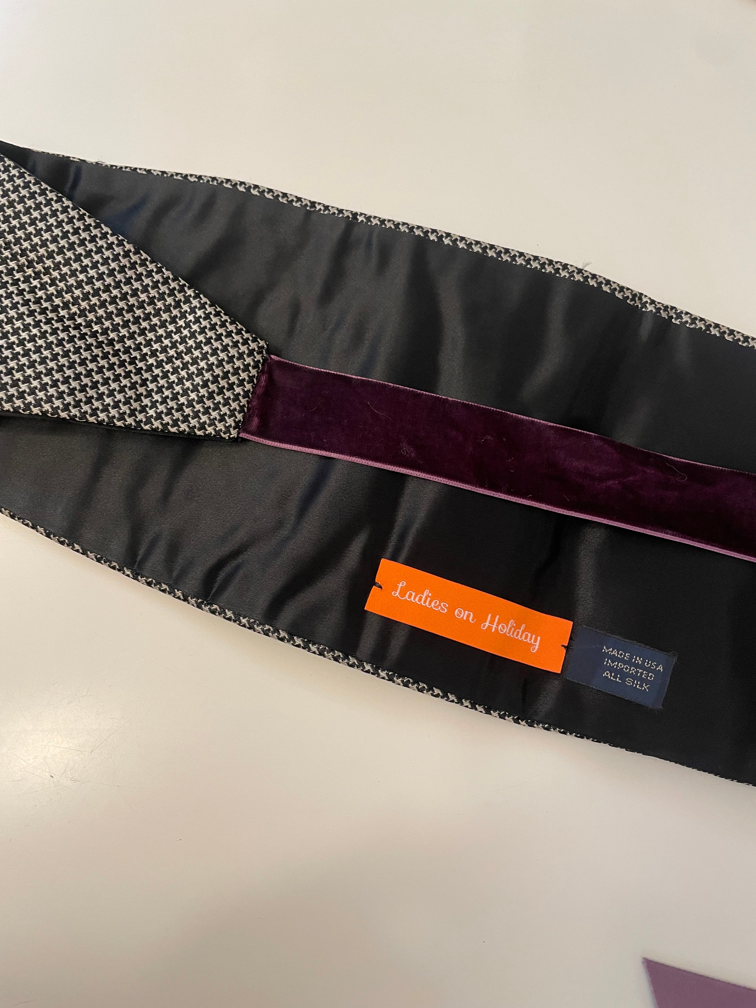Ladies on Holiday dress belts... a reimagined cummerbund!