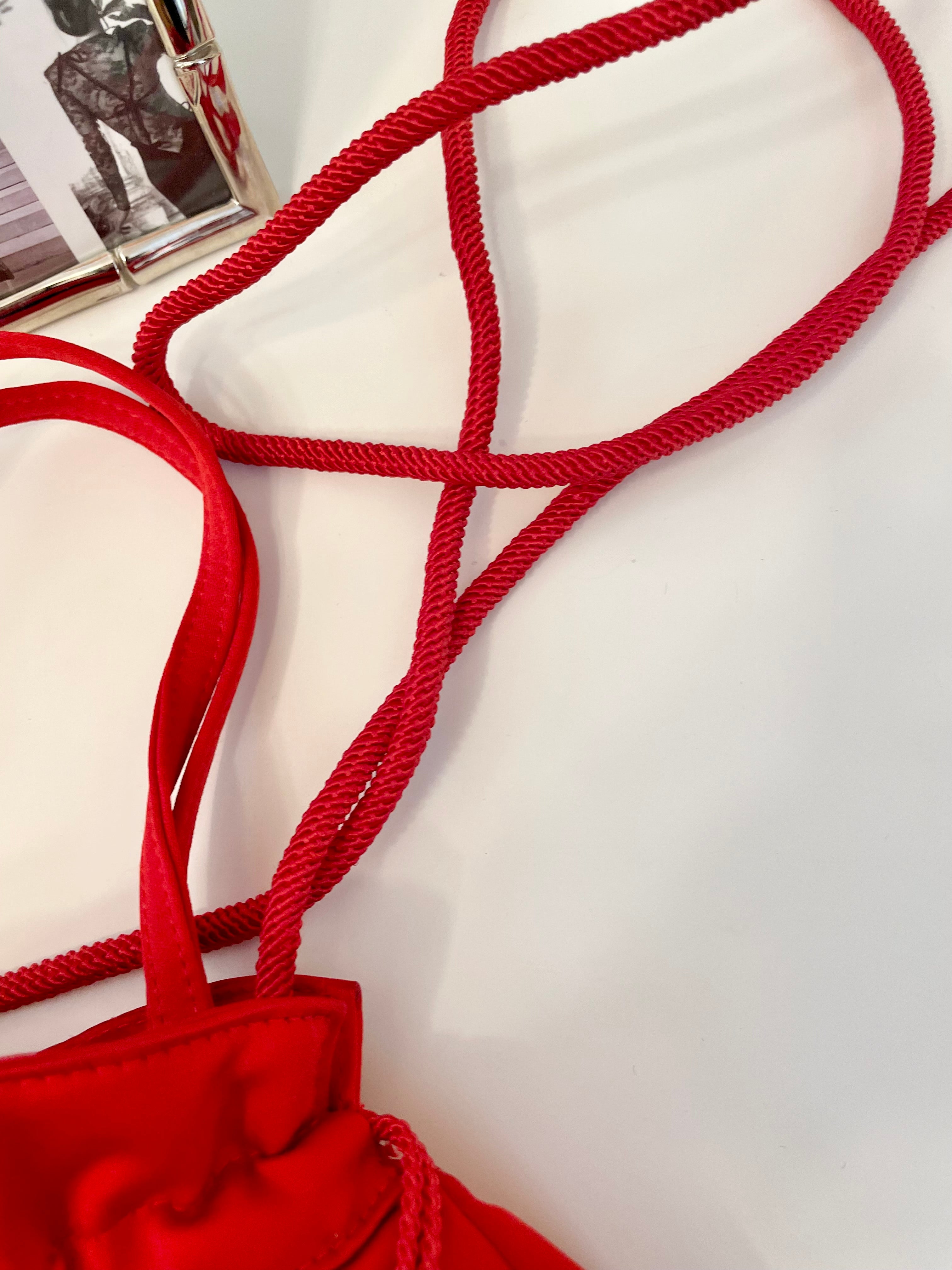 Susan Gail stunning crimson red satin evening bag... so sassy