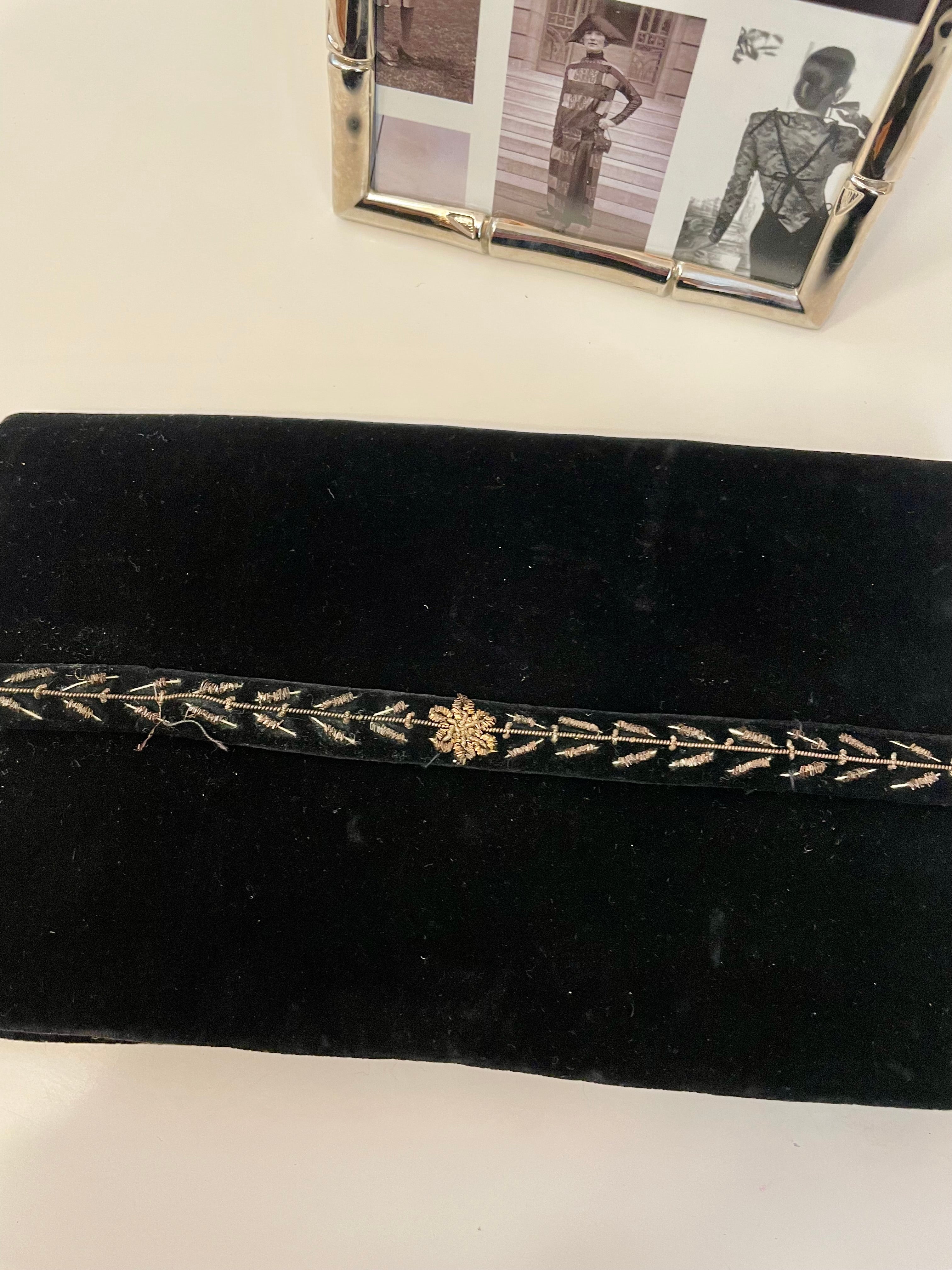 1960's Vintage Made In India delightful velvet clutch bags... so lovely