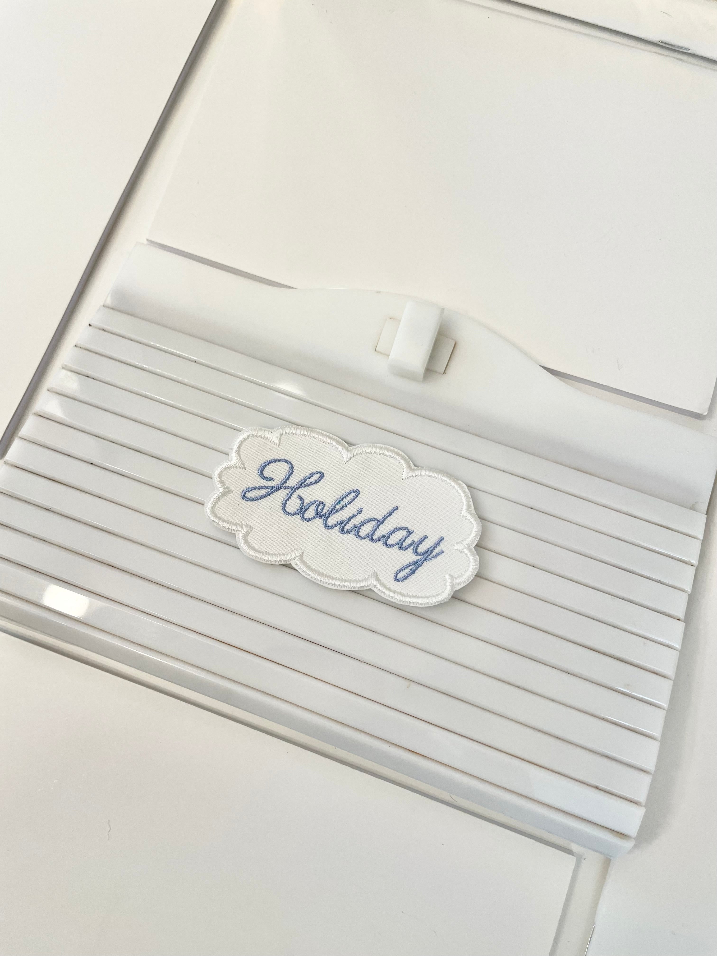 The most divine blanc plastic mod style clutch bag.... so feminine!