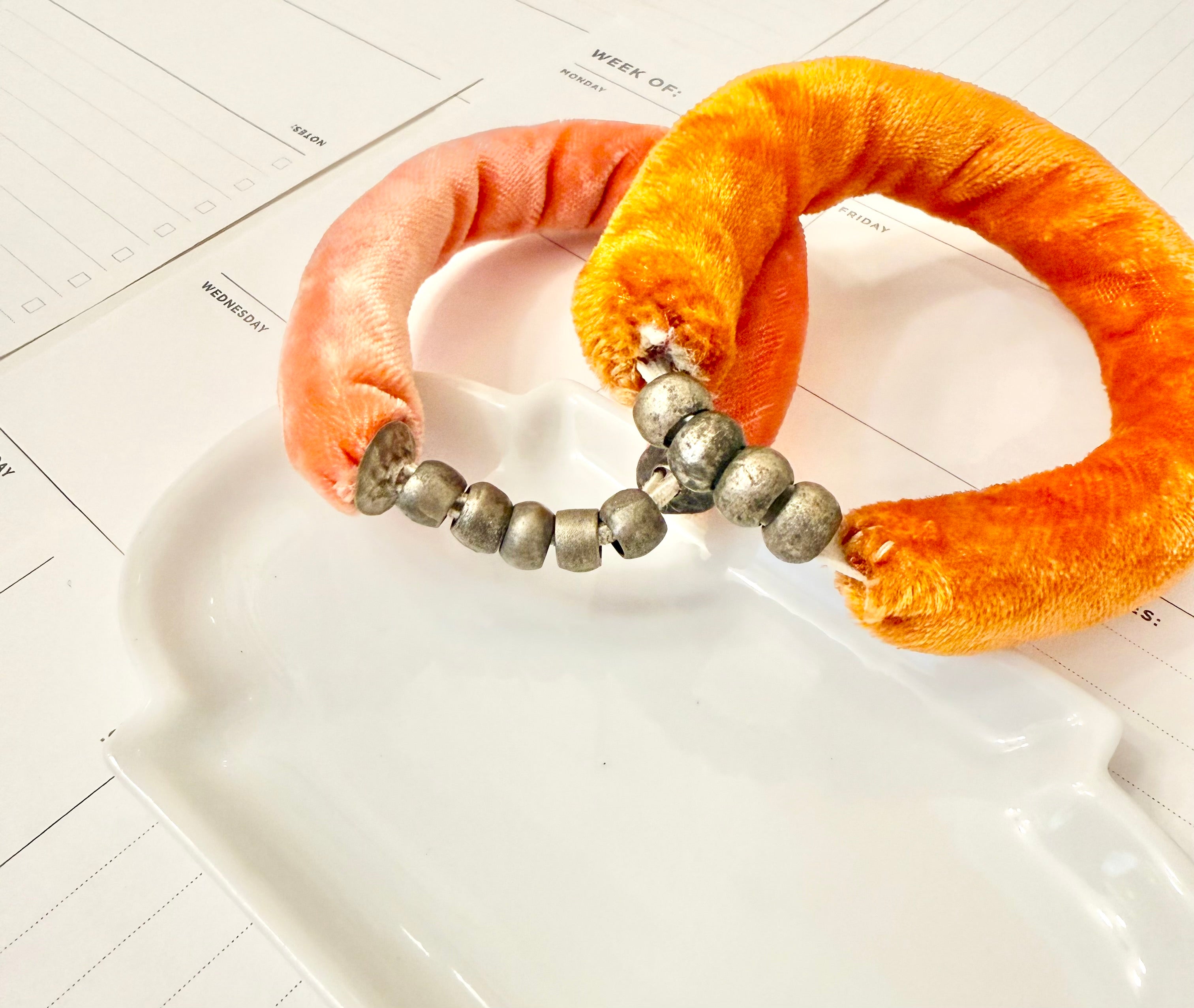 The most lovely vintage velvet bracelets....