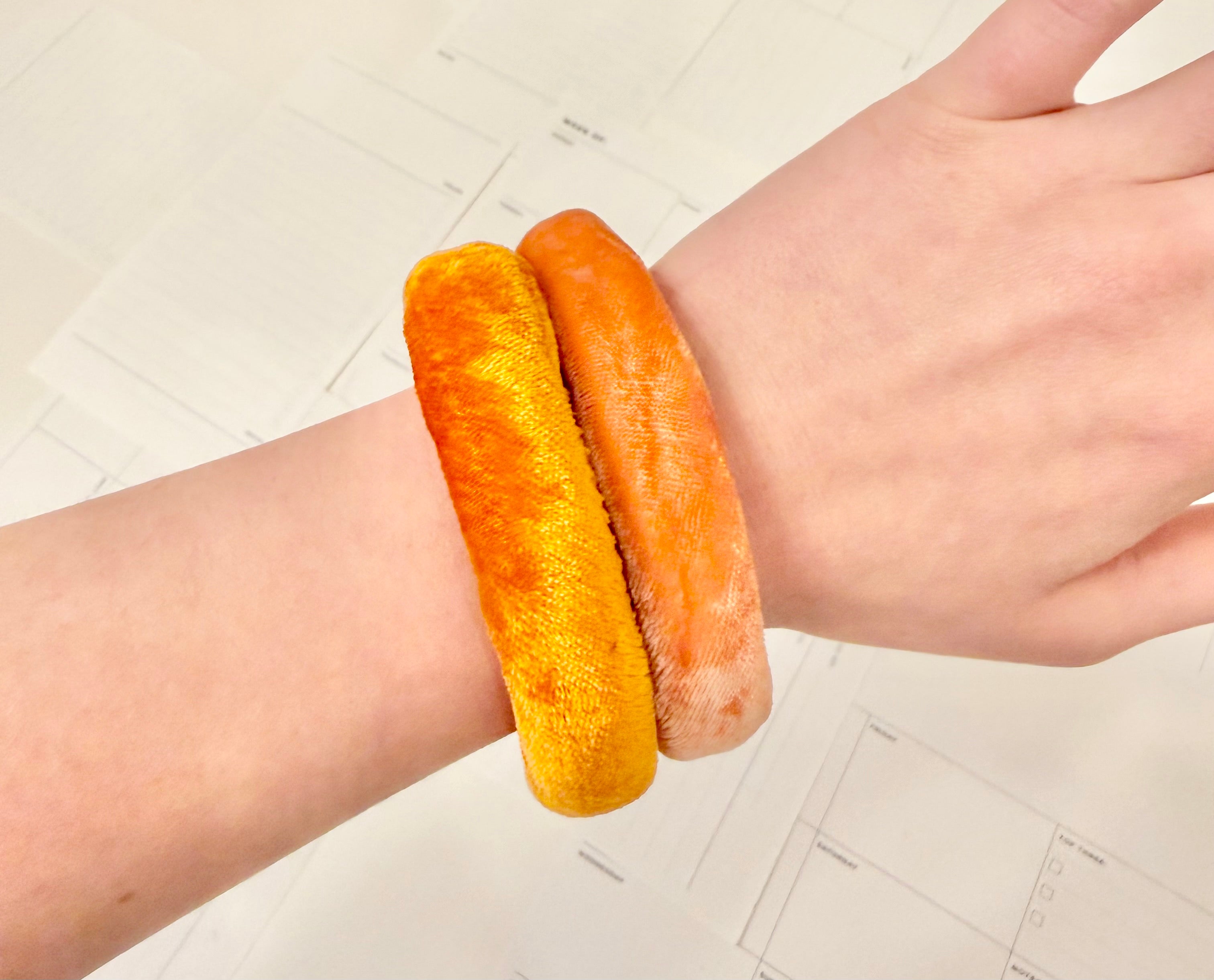 The most lovely vintage velvet bracelets....