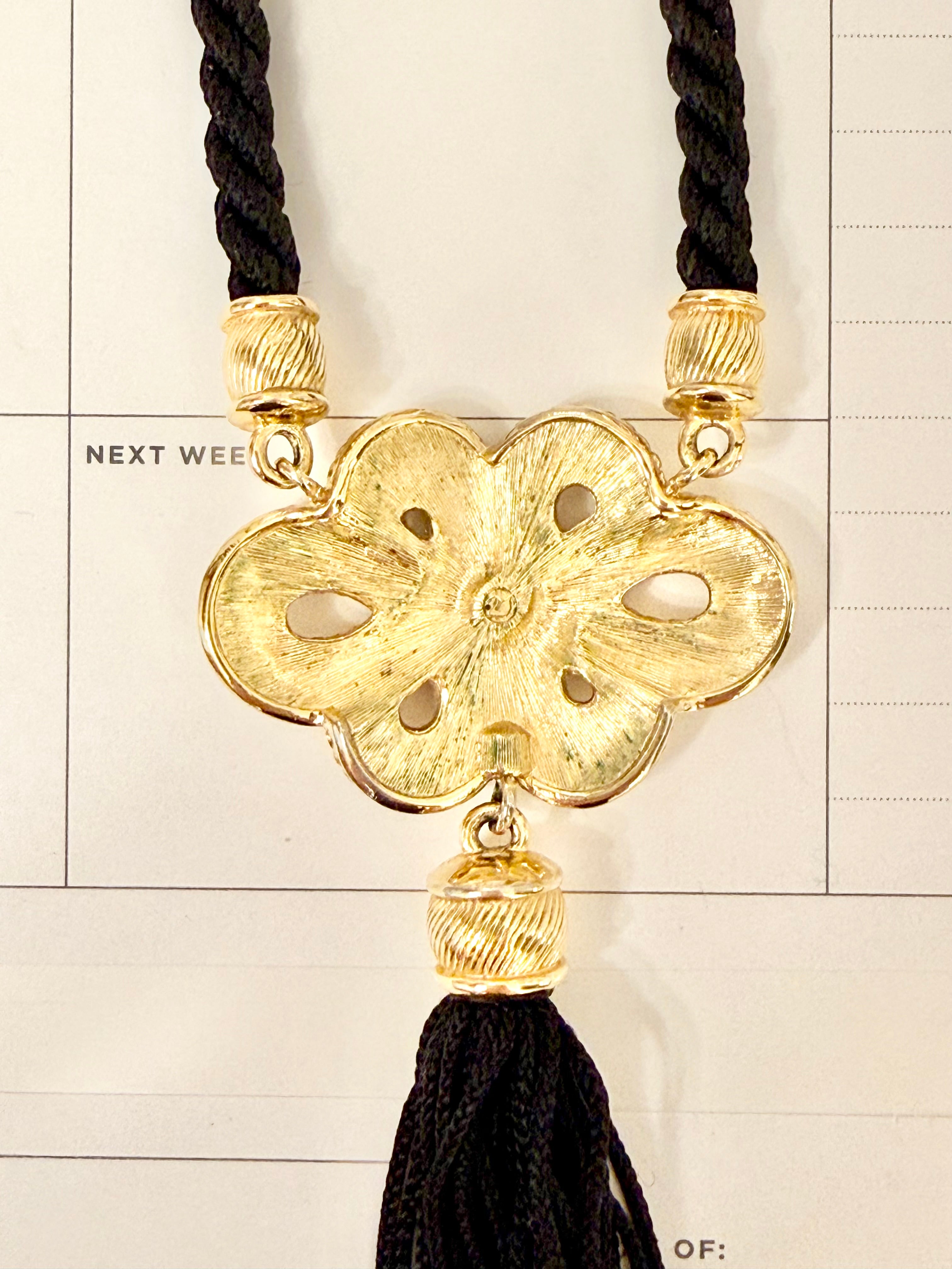 The socialite and her love of a dramatic necklace....