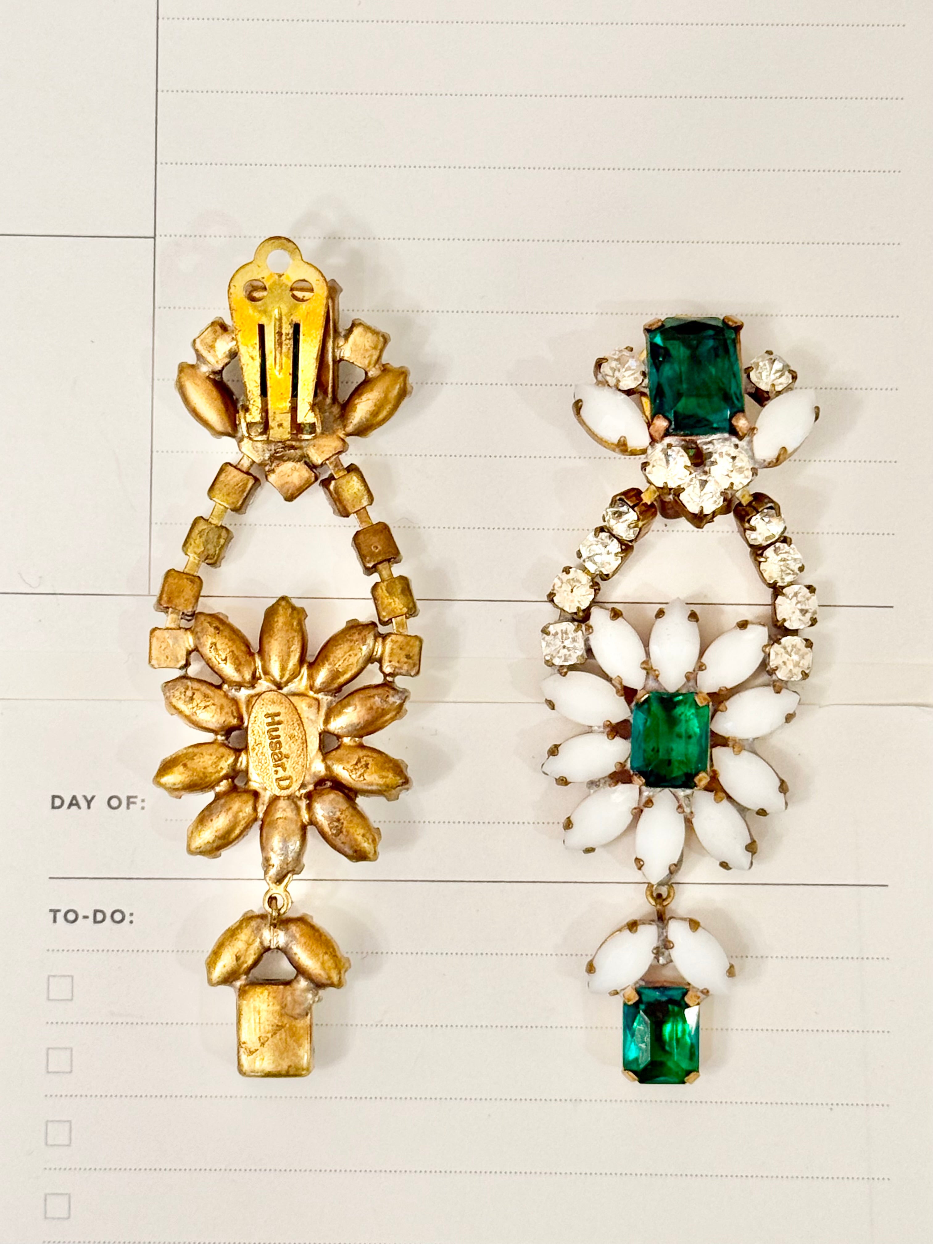 Husar D divine emerald and blanc glass delights...