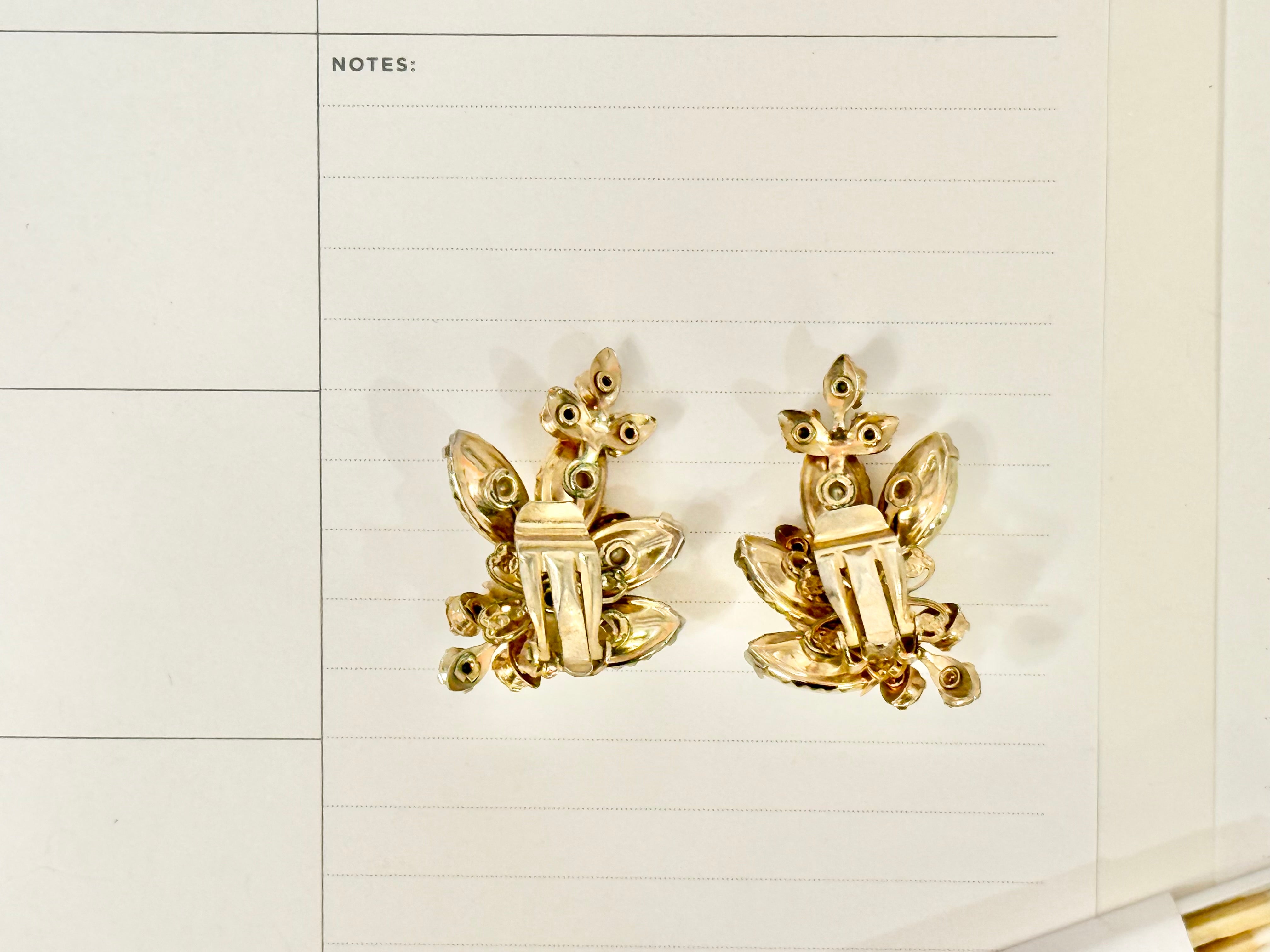 Truly classy shimmery clip earrings....