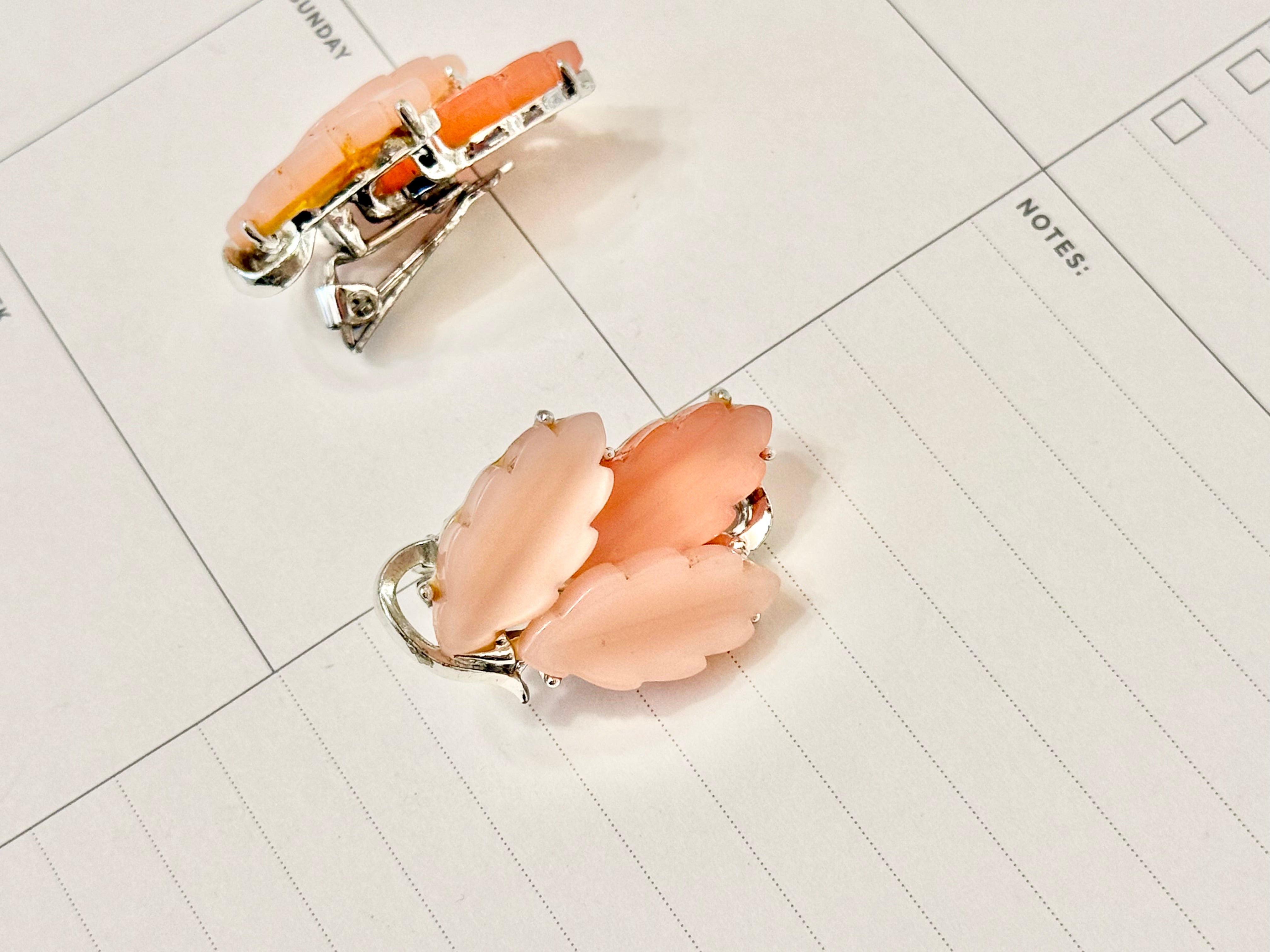 The most flirty pink moon glow earrings.... so feminine