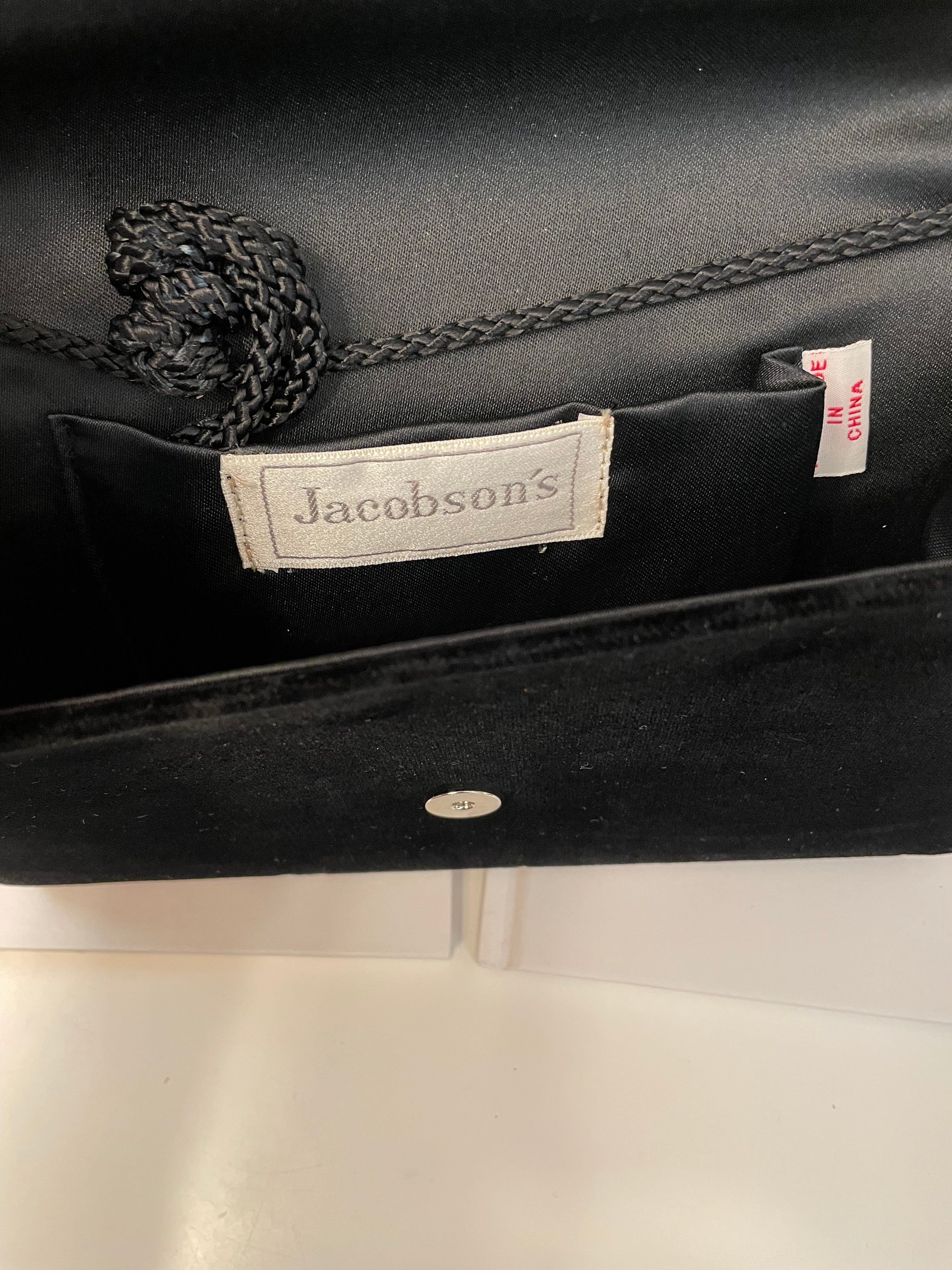 A truly preppy large bow noir velvet evening bag....so classy