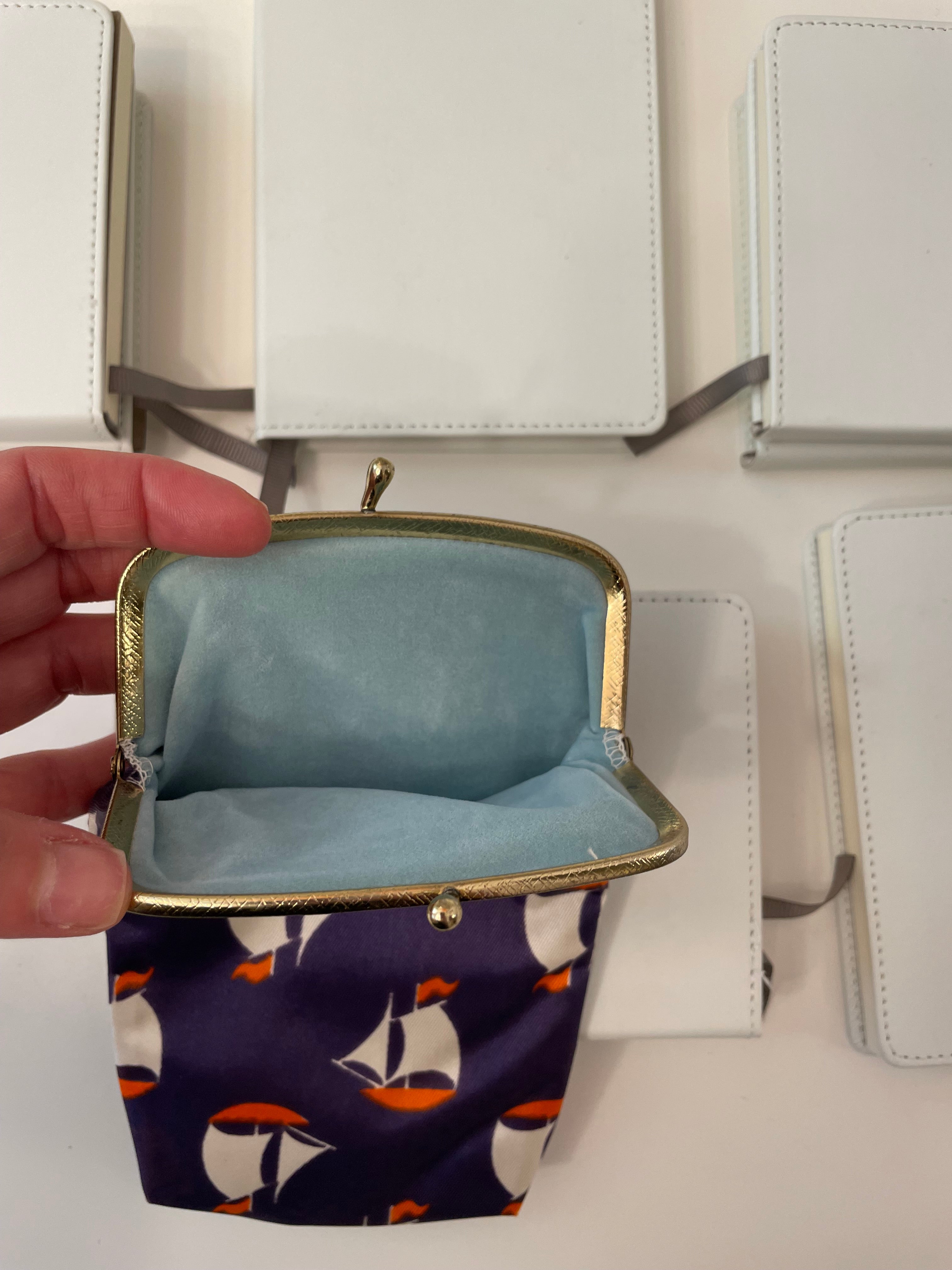 The Preppy Girl Society super chic, sailboat motif sunglass case... so preppy!