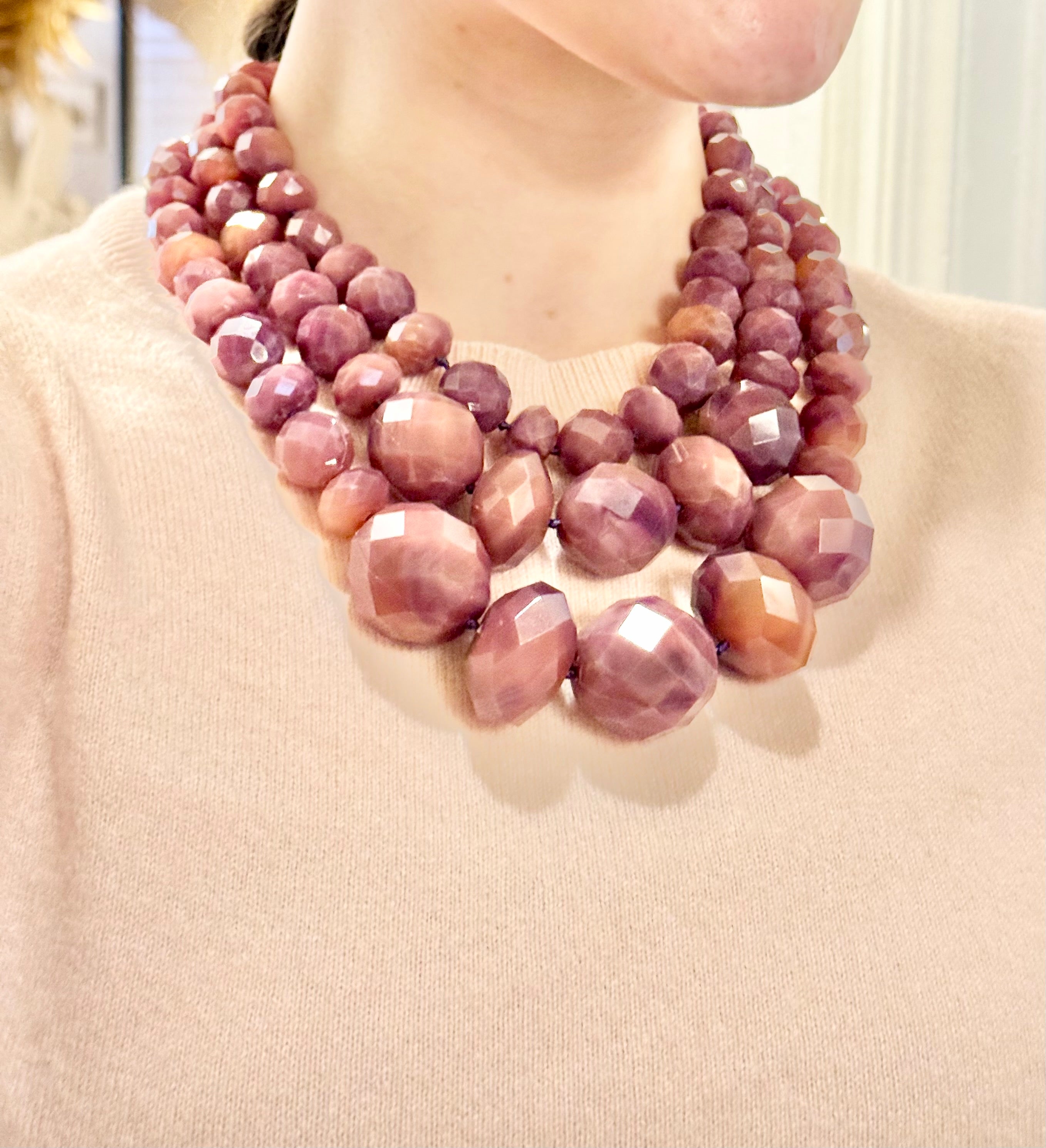 The most elegant Kate Spade multi faceted necklace..
