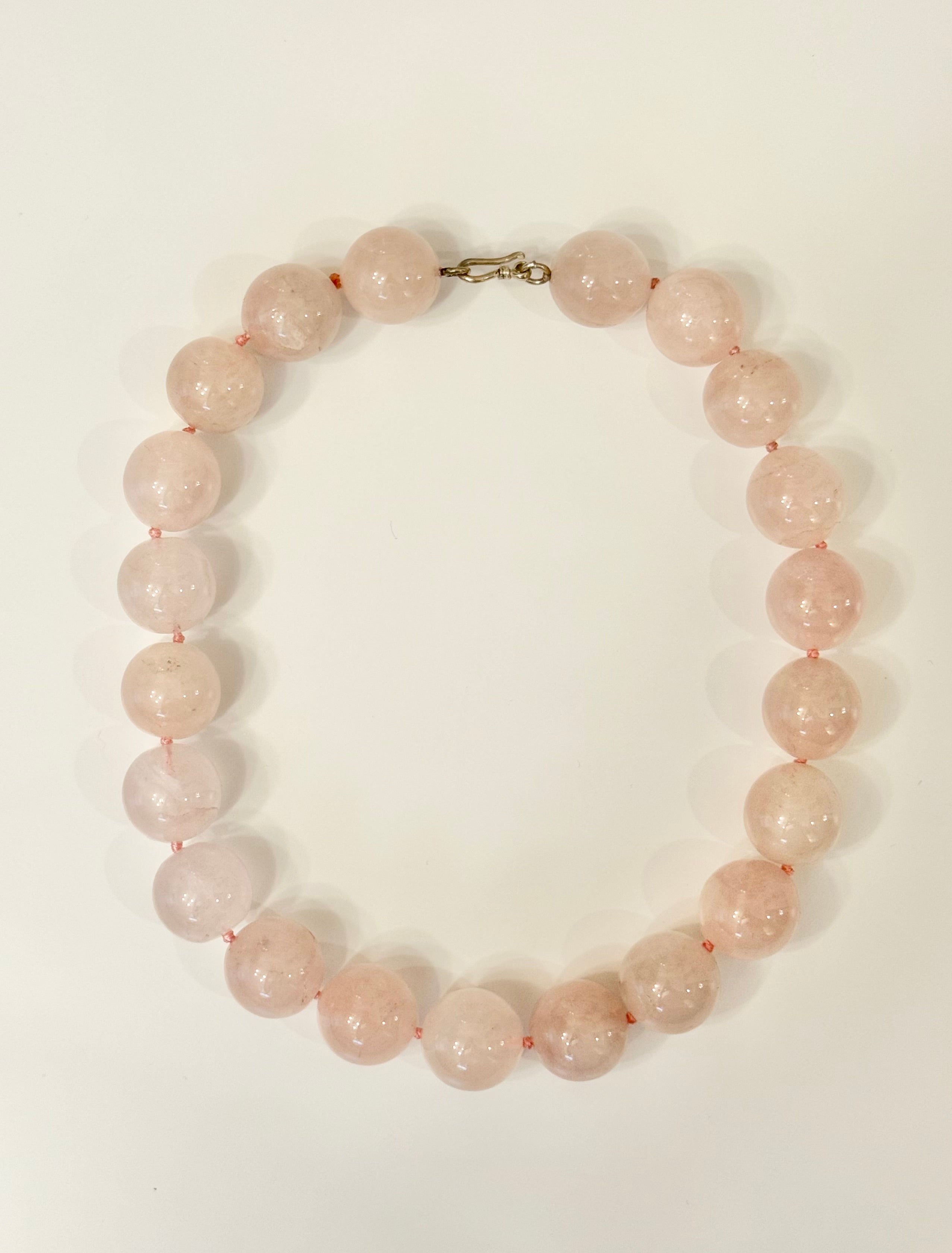 The most divine geunine rose quartz stunning necklace...