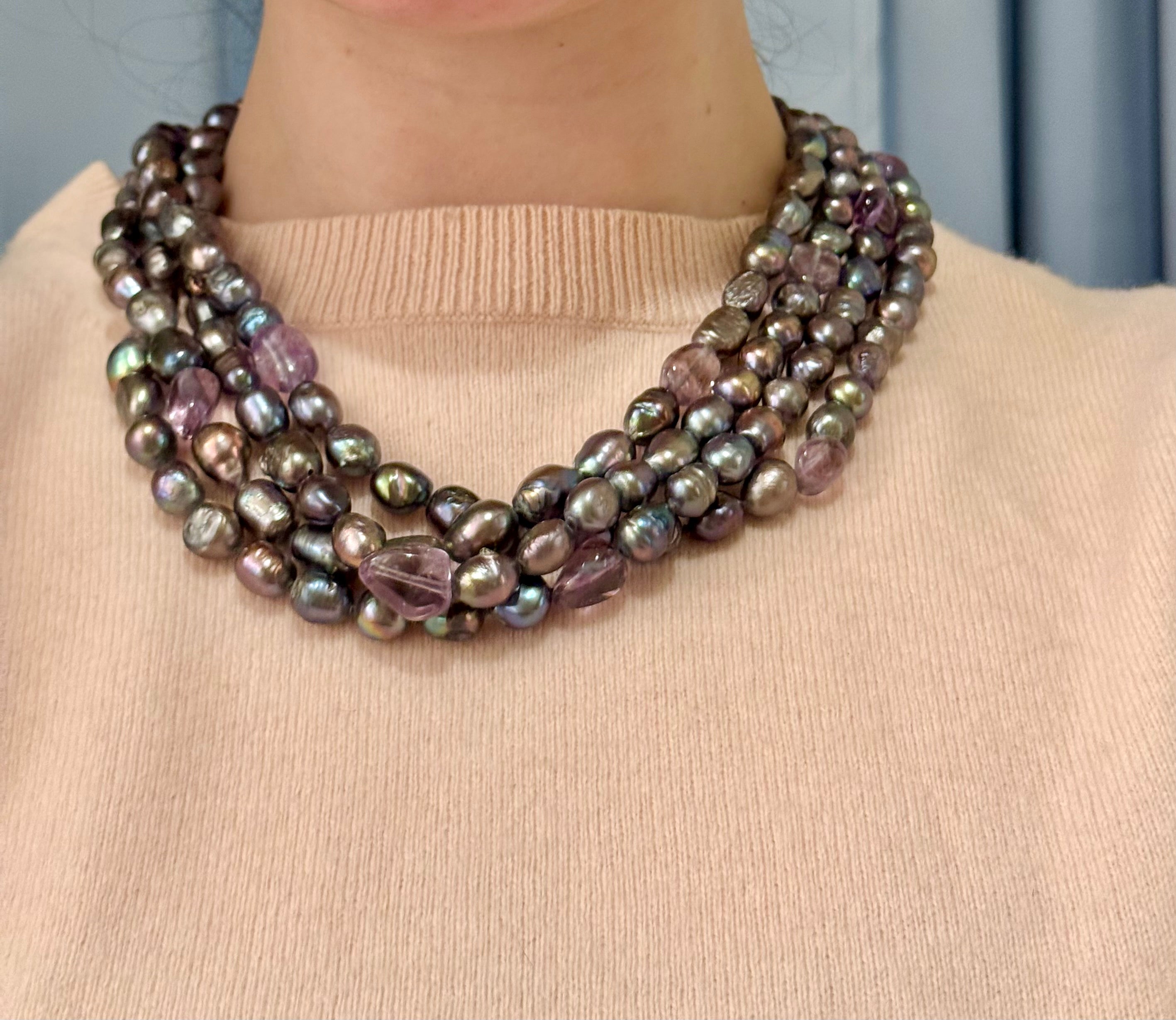 That charming gal who adores pearls