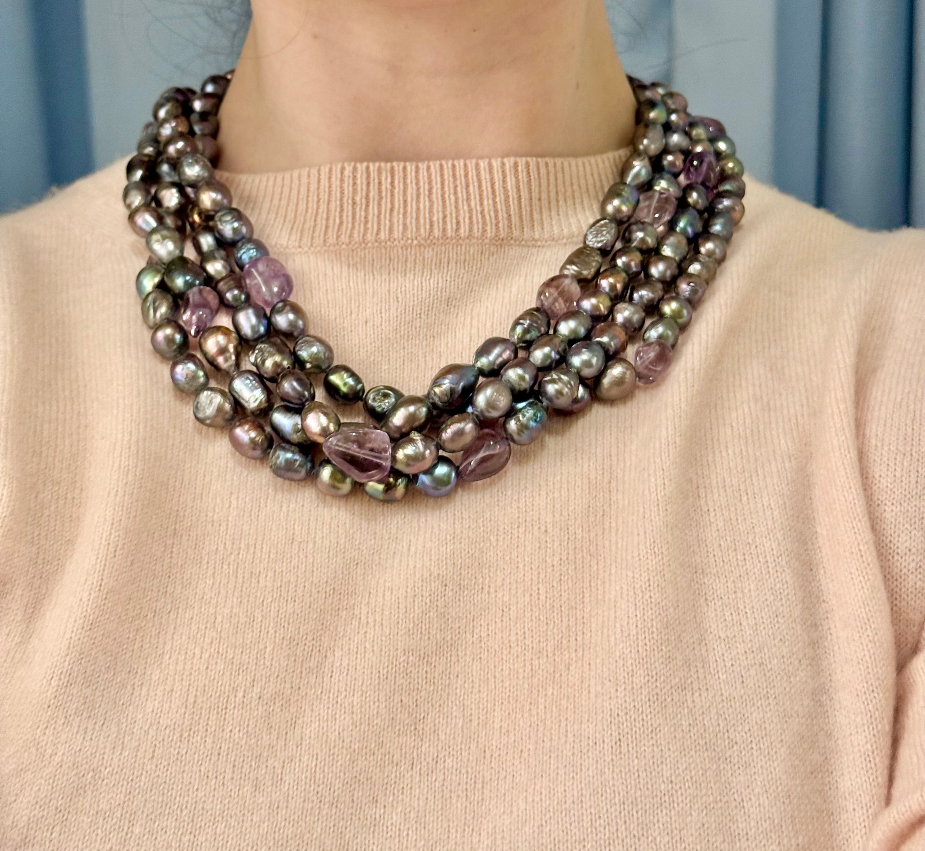 That charming gal who adores pearls
