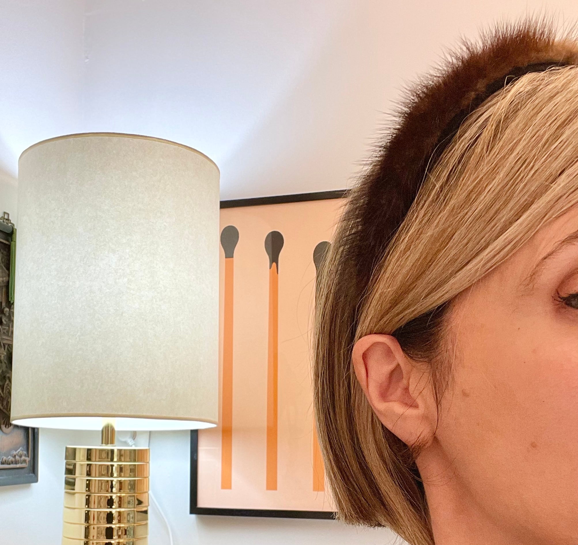 Vintage 1960's super chic, and preppy Mink headband.... so classy