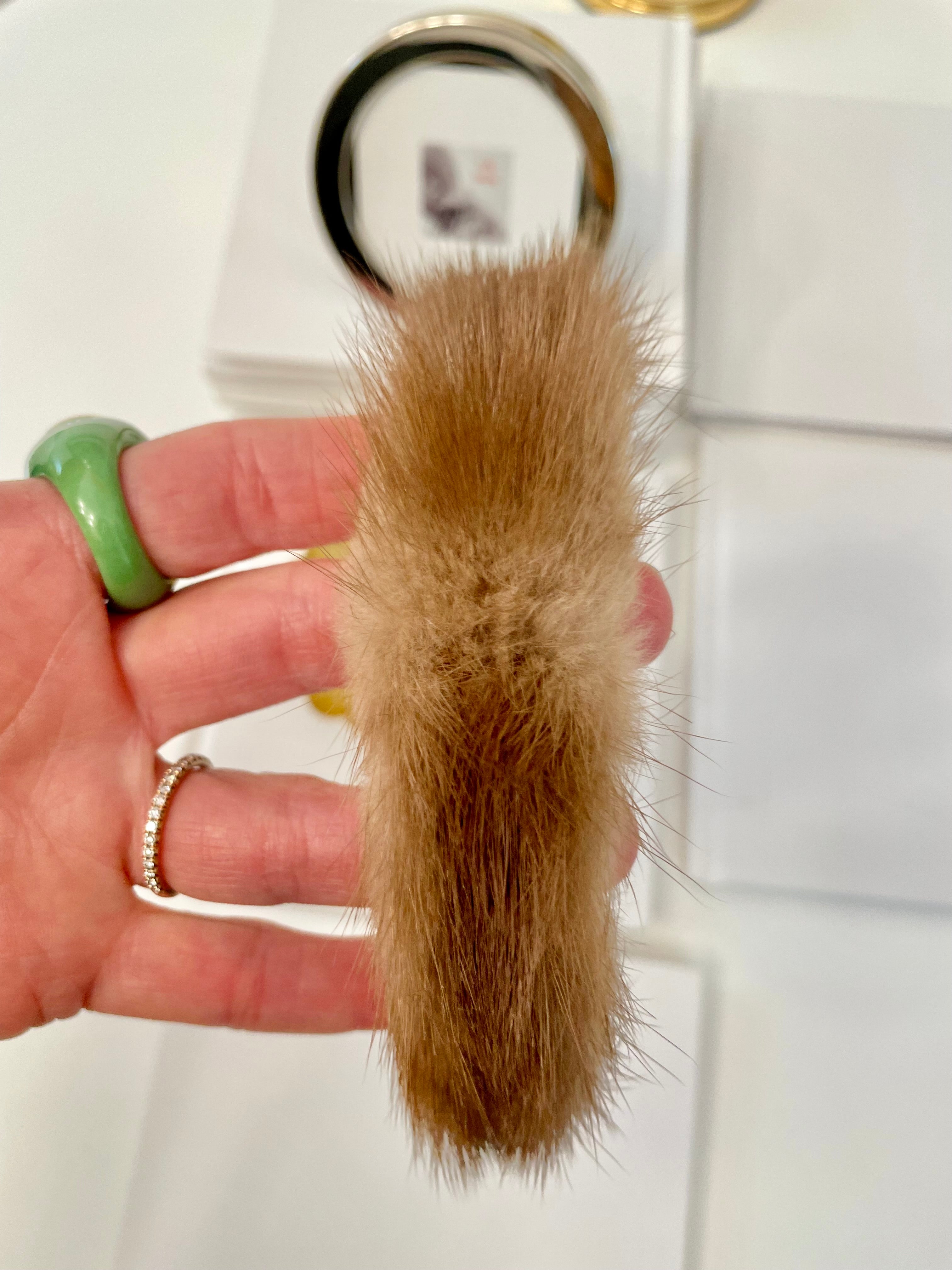 Vintage super classy mink headband.... so preppy