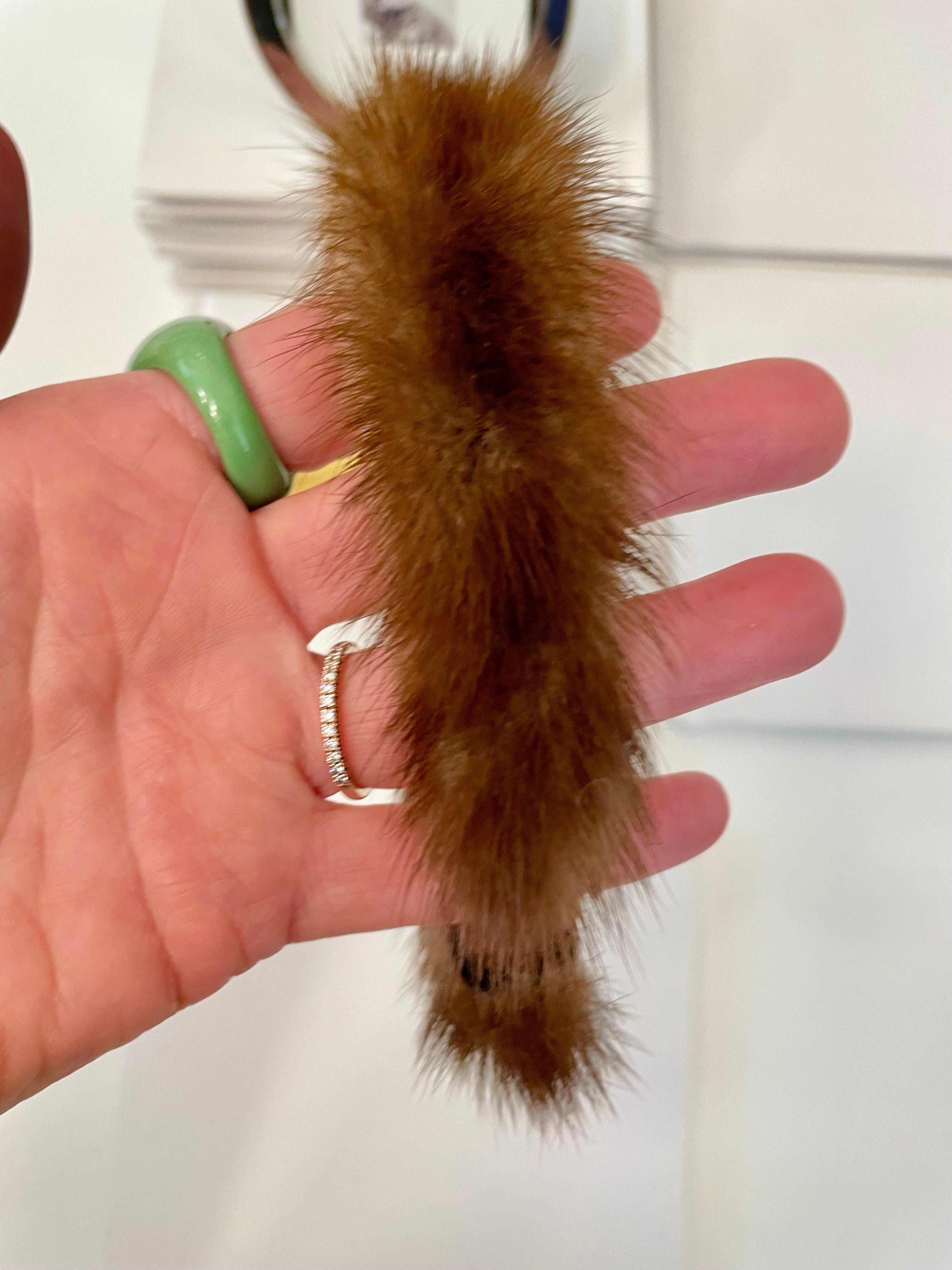 Vintage super classy mink headband.... so preppy