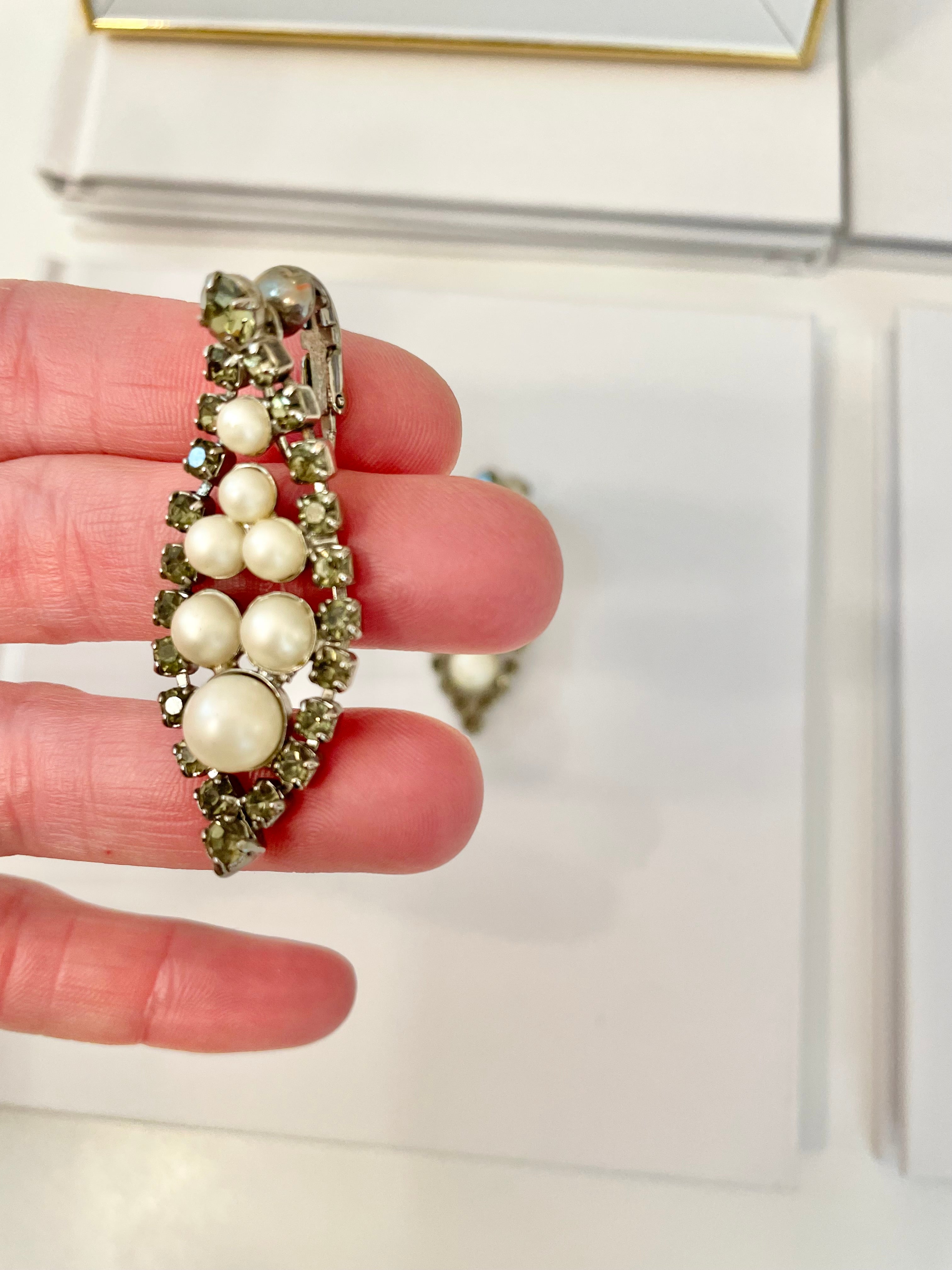 Isn't she charming... the lady loves a pearl drop earring like these! so elegant
