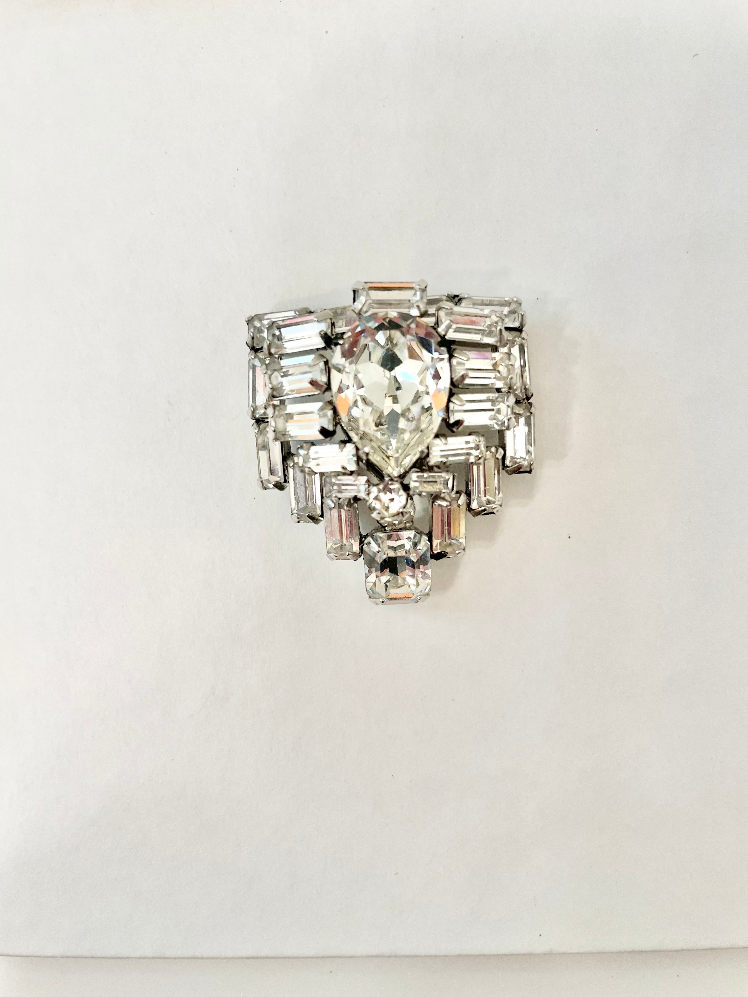 The Heiress and her vault jewels... this 1930's divine glass fur clip is outstanding!
