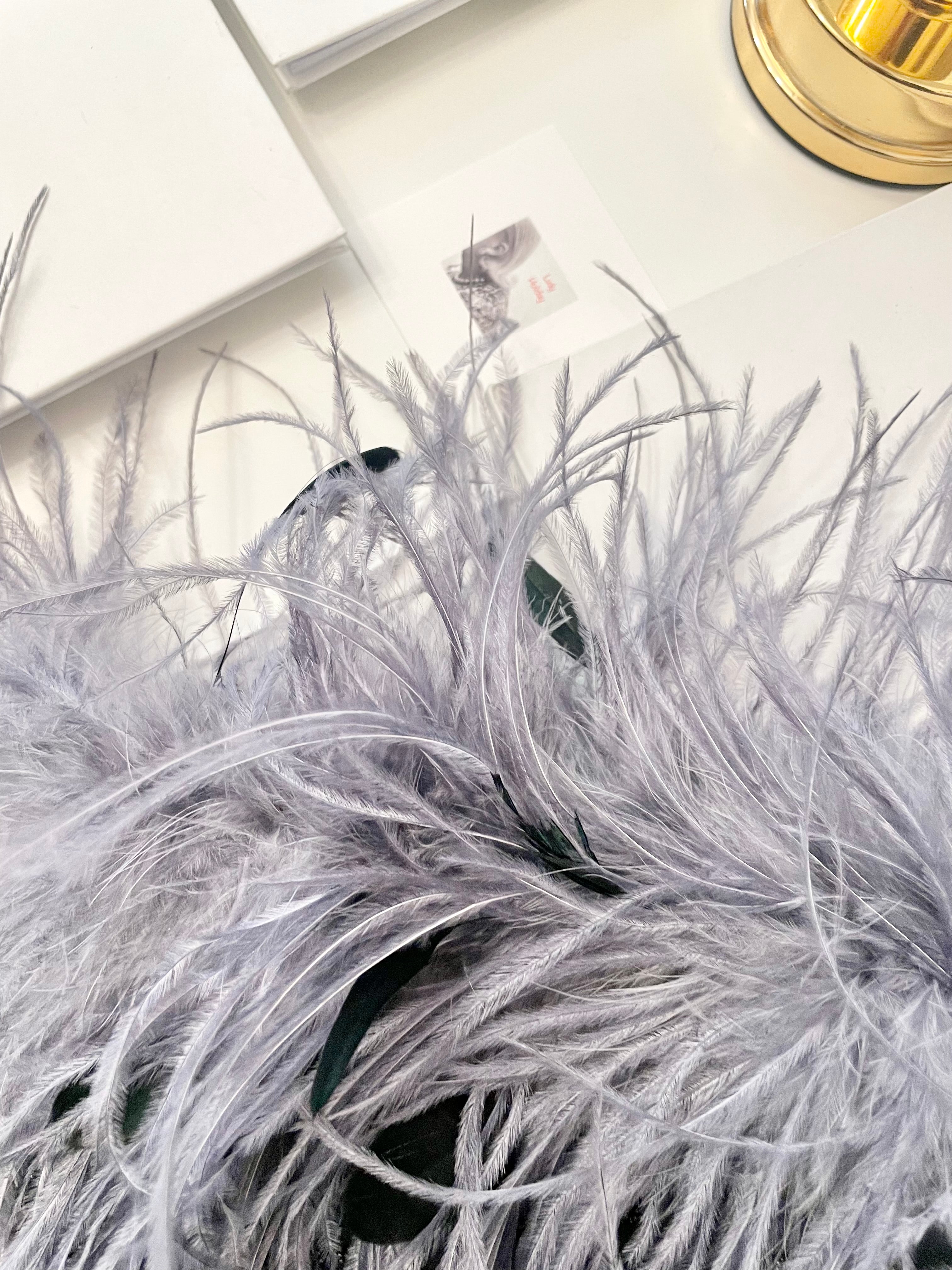 The Cheeky Mistress loves a grand entrance.. When she's wearing her ostrich feather bag, everyones's looking!