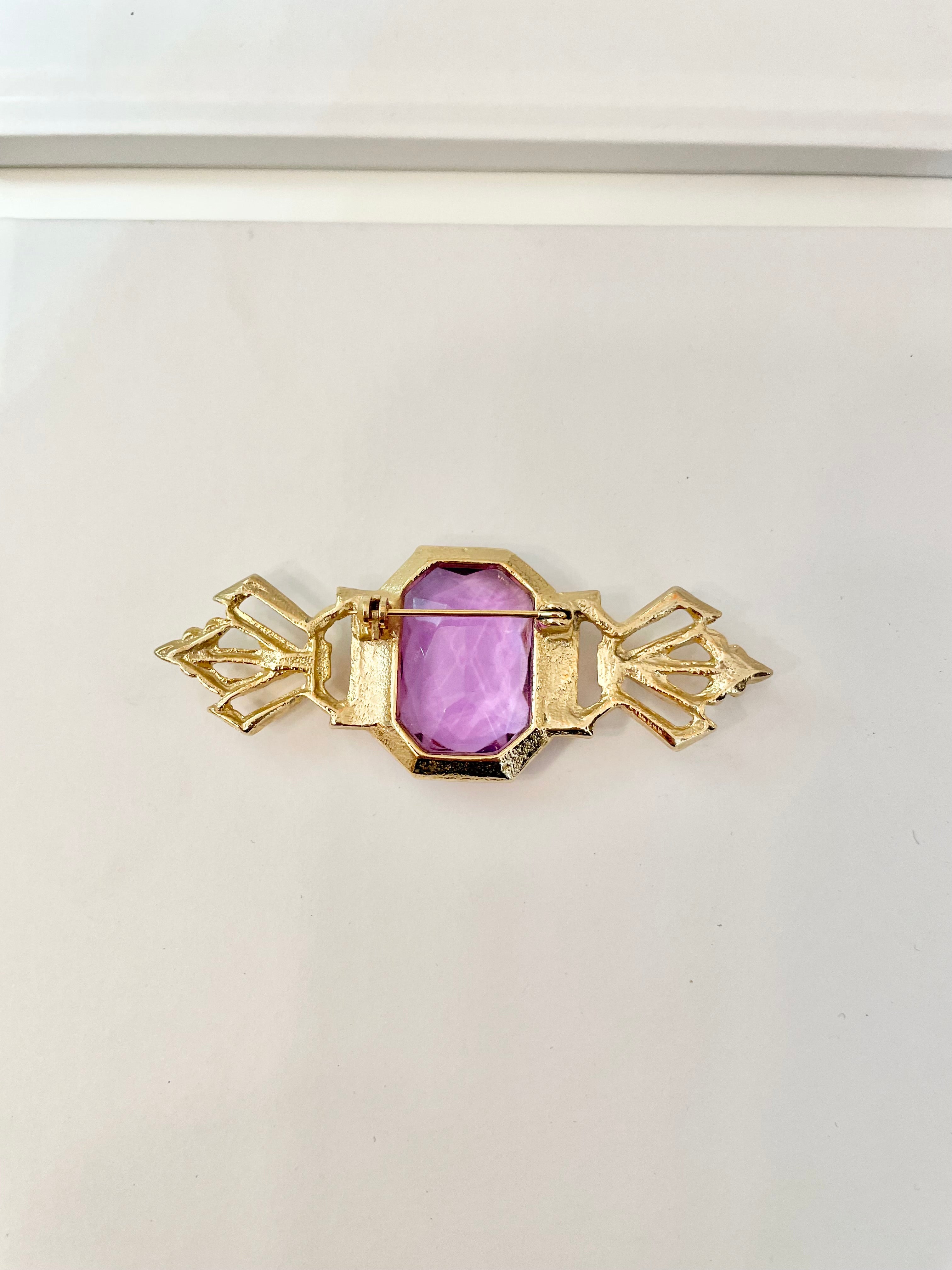 A truly beautiful 1980's brooch... so divine, and heavenly color!