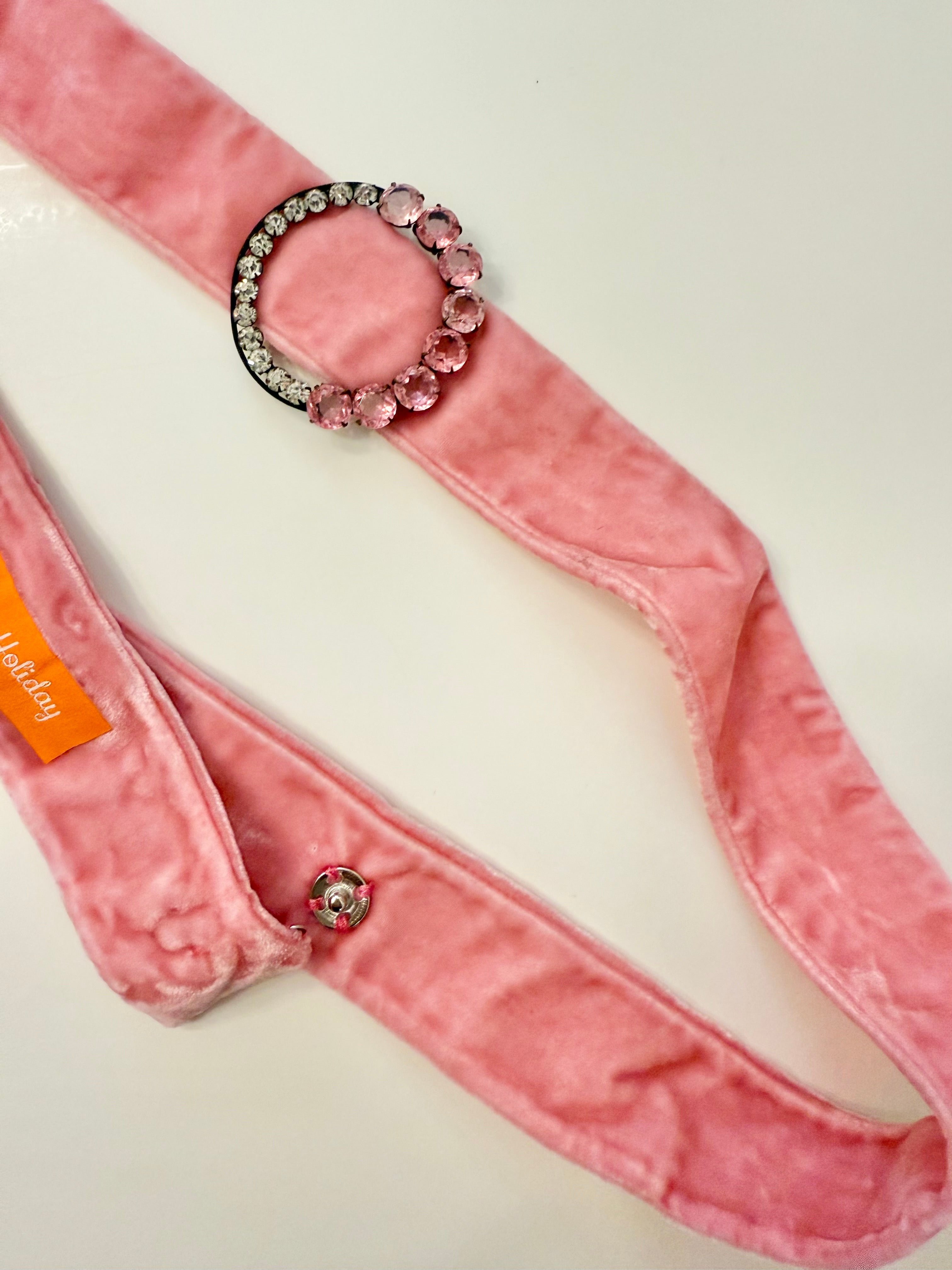 The most darling 1930's dress belt...soft pink that will make any lady blush.