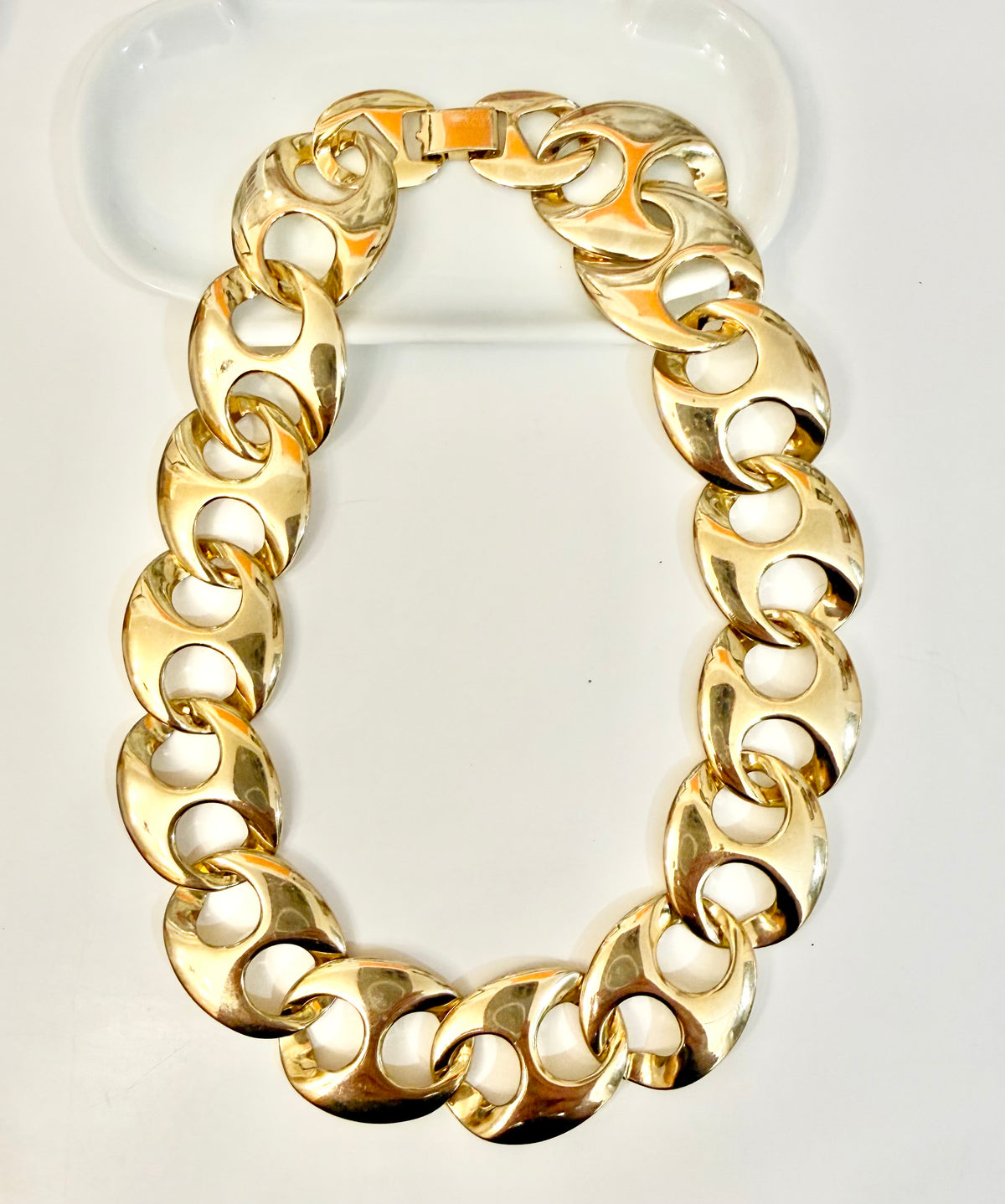 That social butterfly and her love of the classic mariner chain necklace....timeless