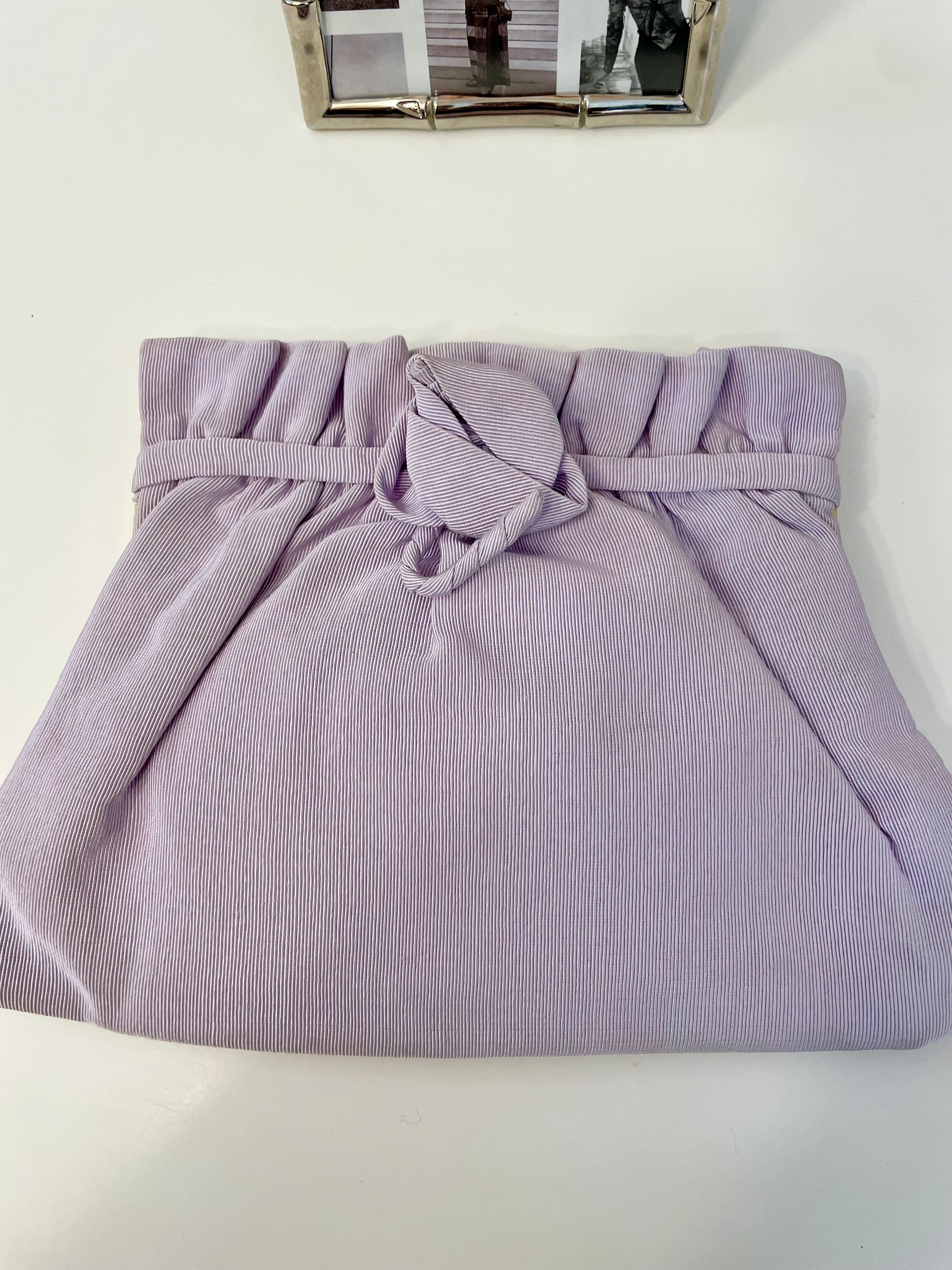 1960's rare soft purple Koret clutch bag.... so elegant