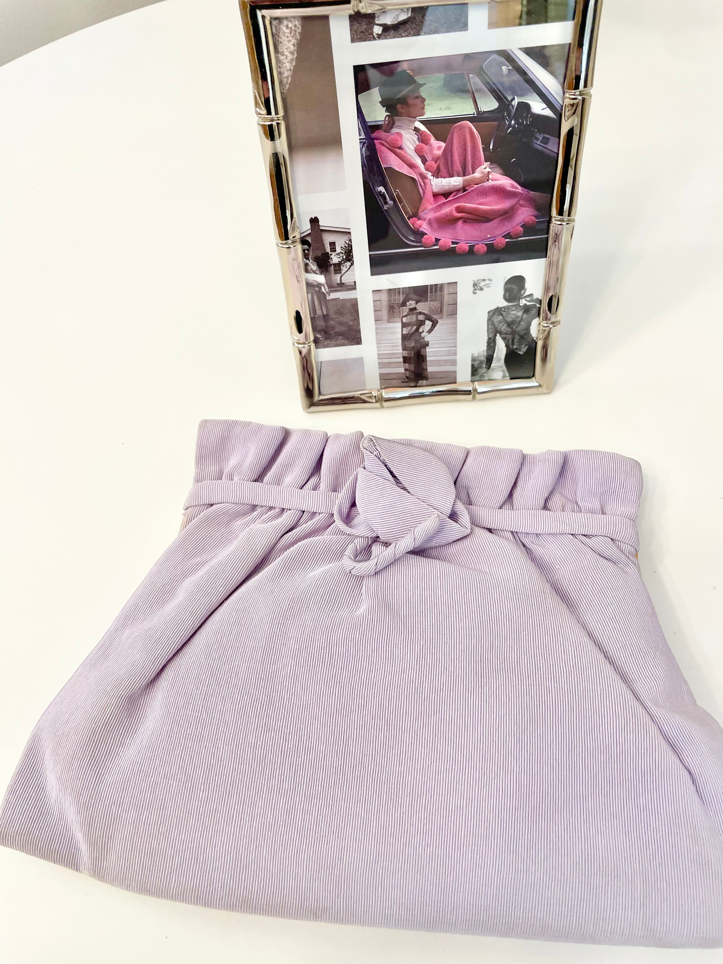 1960's rare soft purple Koret clutch bag.... so elegant