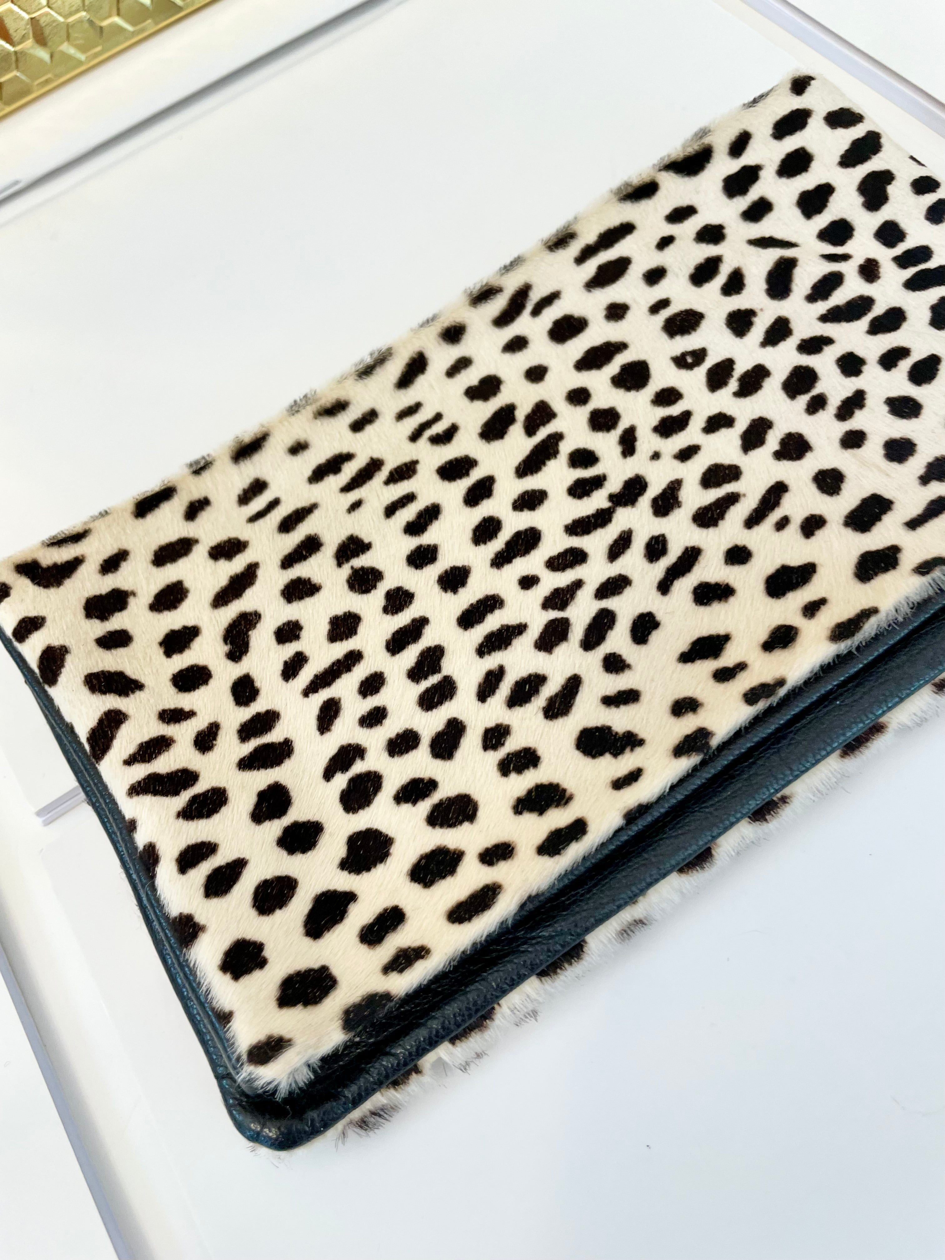 Super chic animal print wallet... a truly rare piece!