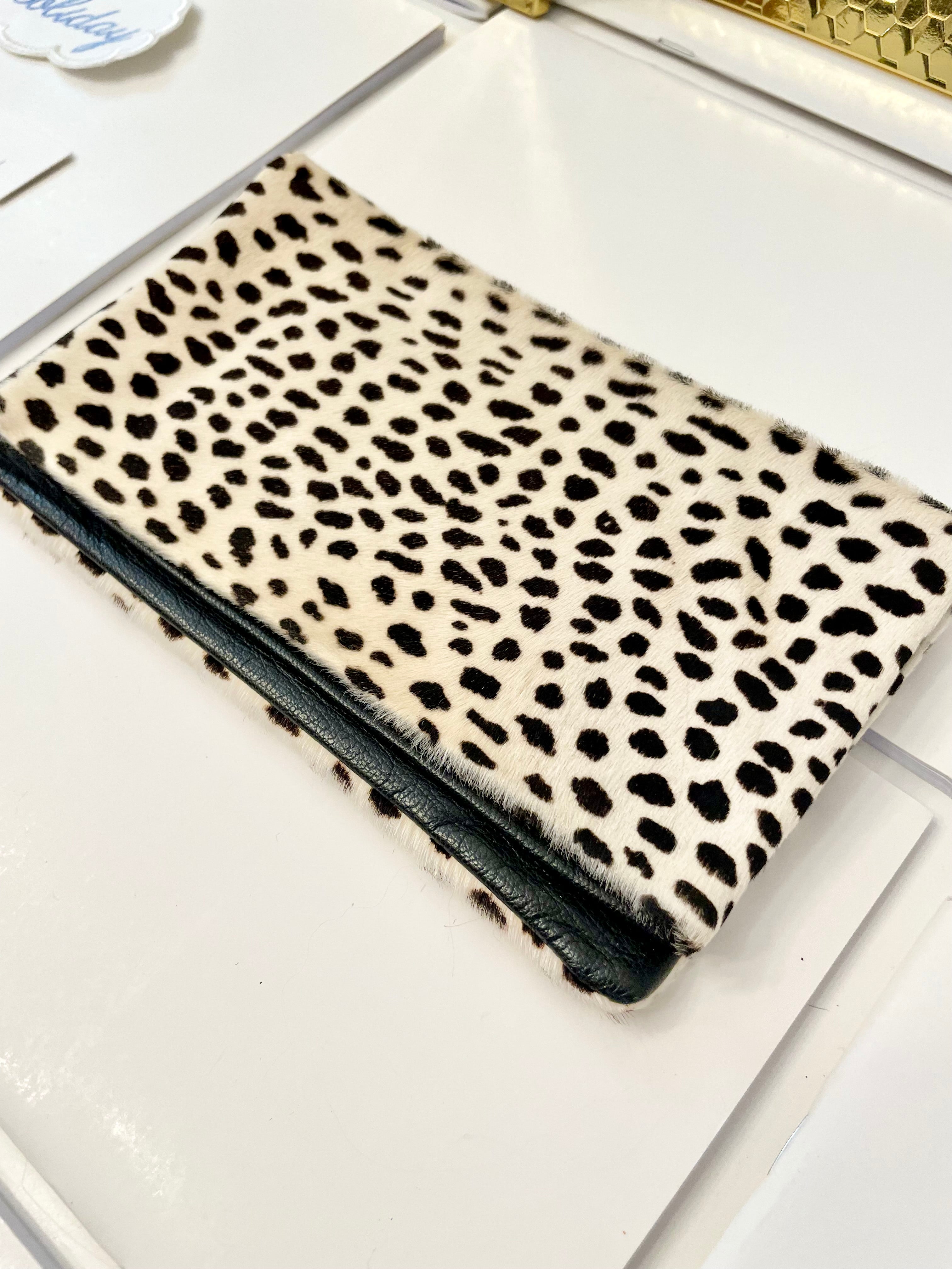 Super chic animal print wallet... a truly rare piece!