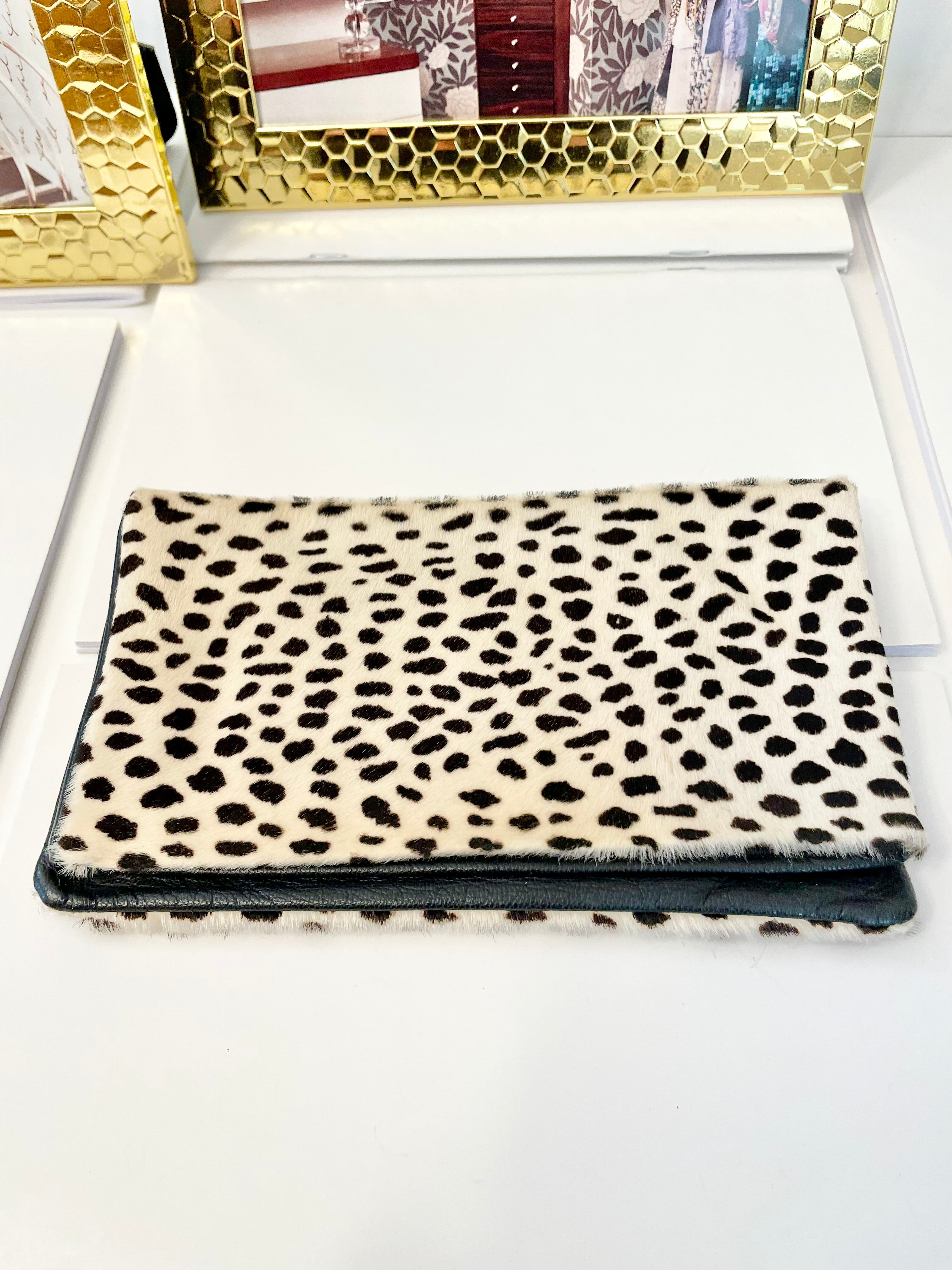 Super chic animal print wallet... a truly rare piece!