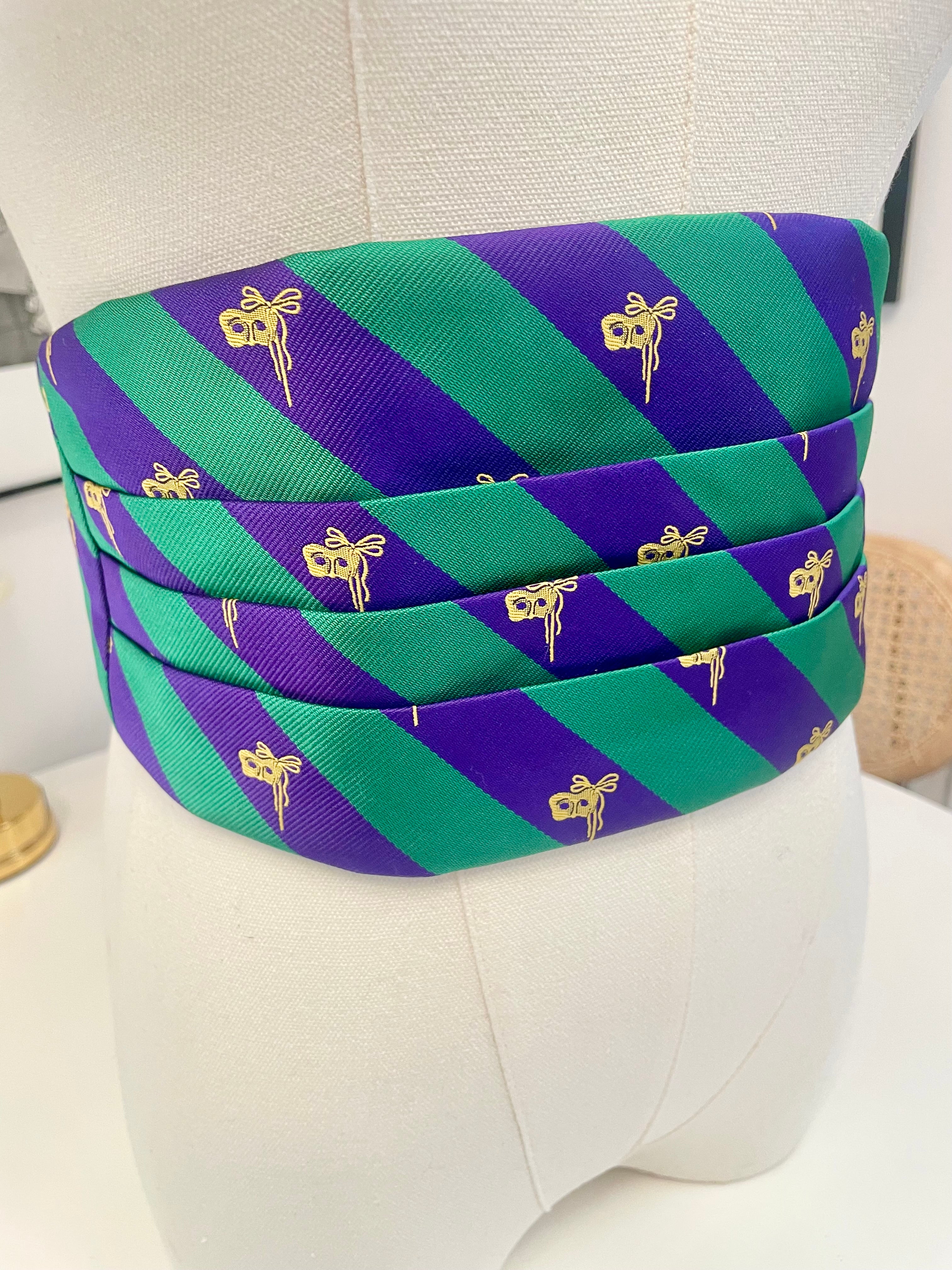 Vintage preppy gal feminine cummerbund.... so sassy