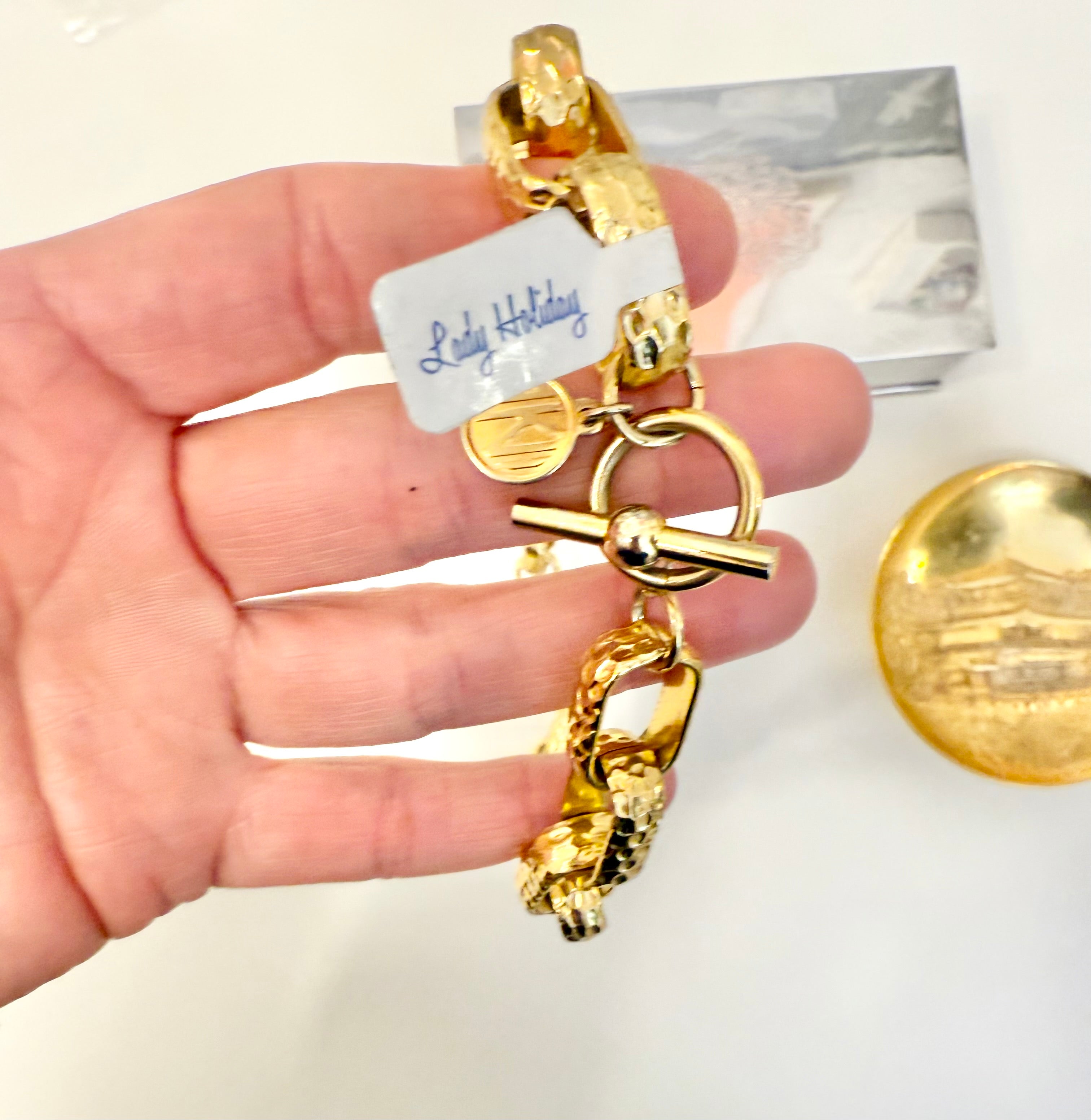 The socialite and her love Anne Klein...