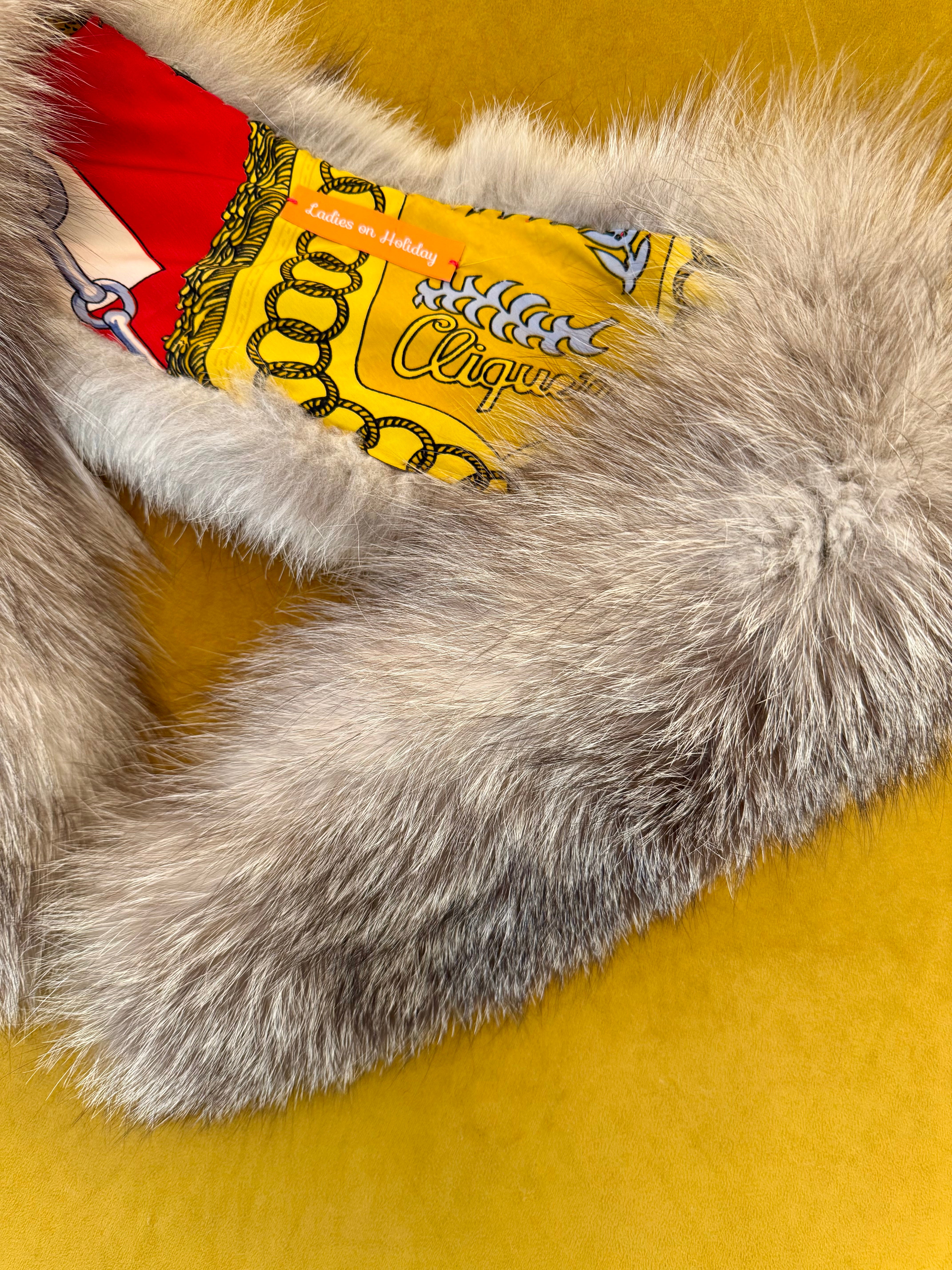 The most divine vintage fox fur shawl....