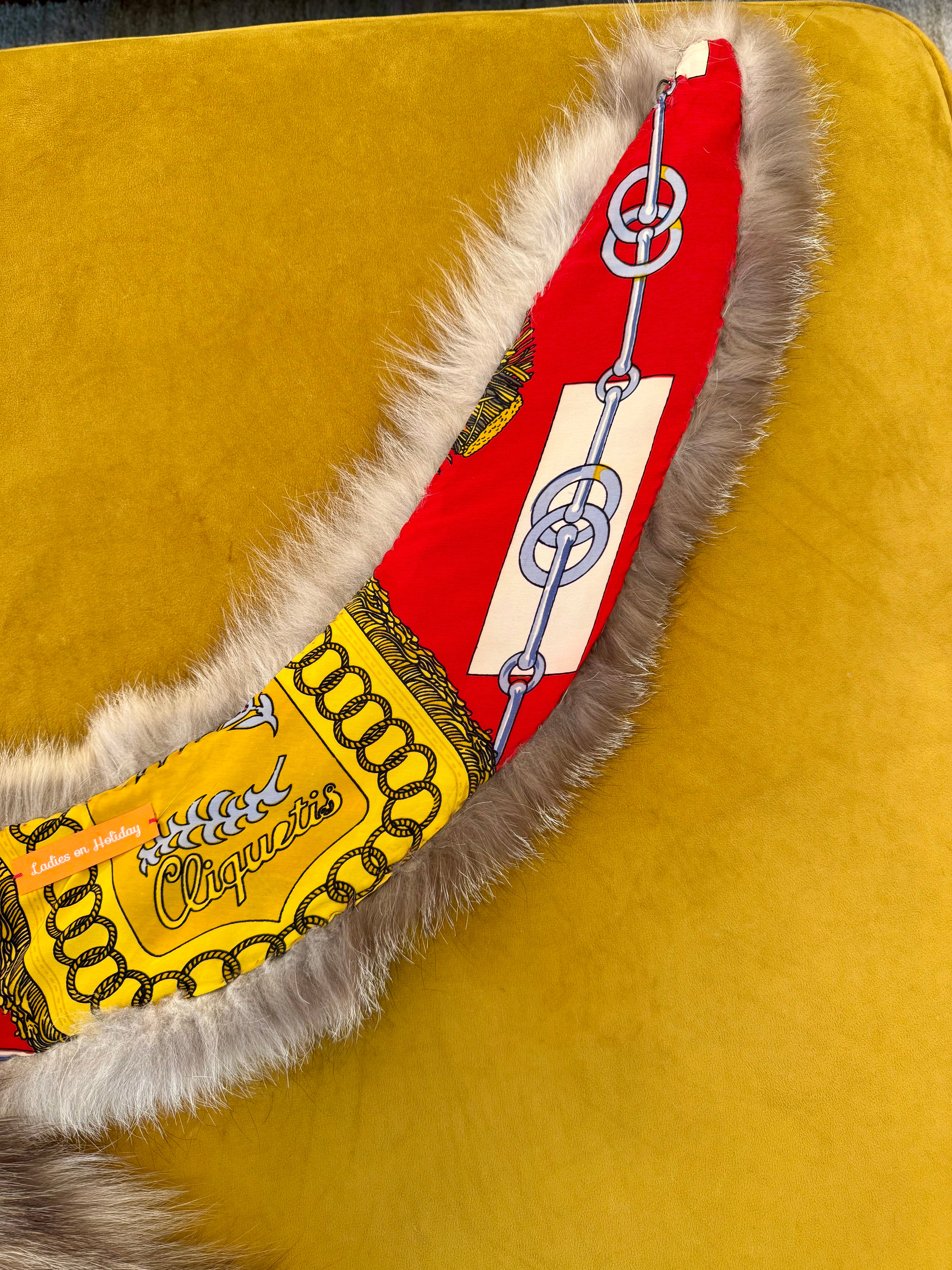 The most divine vintage fox fur shawl....