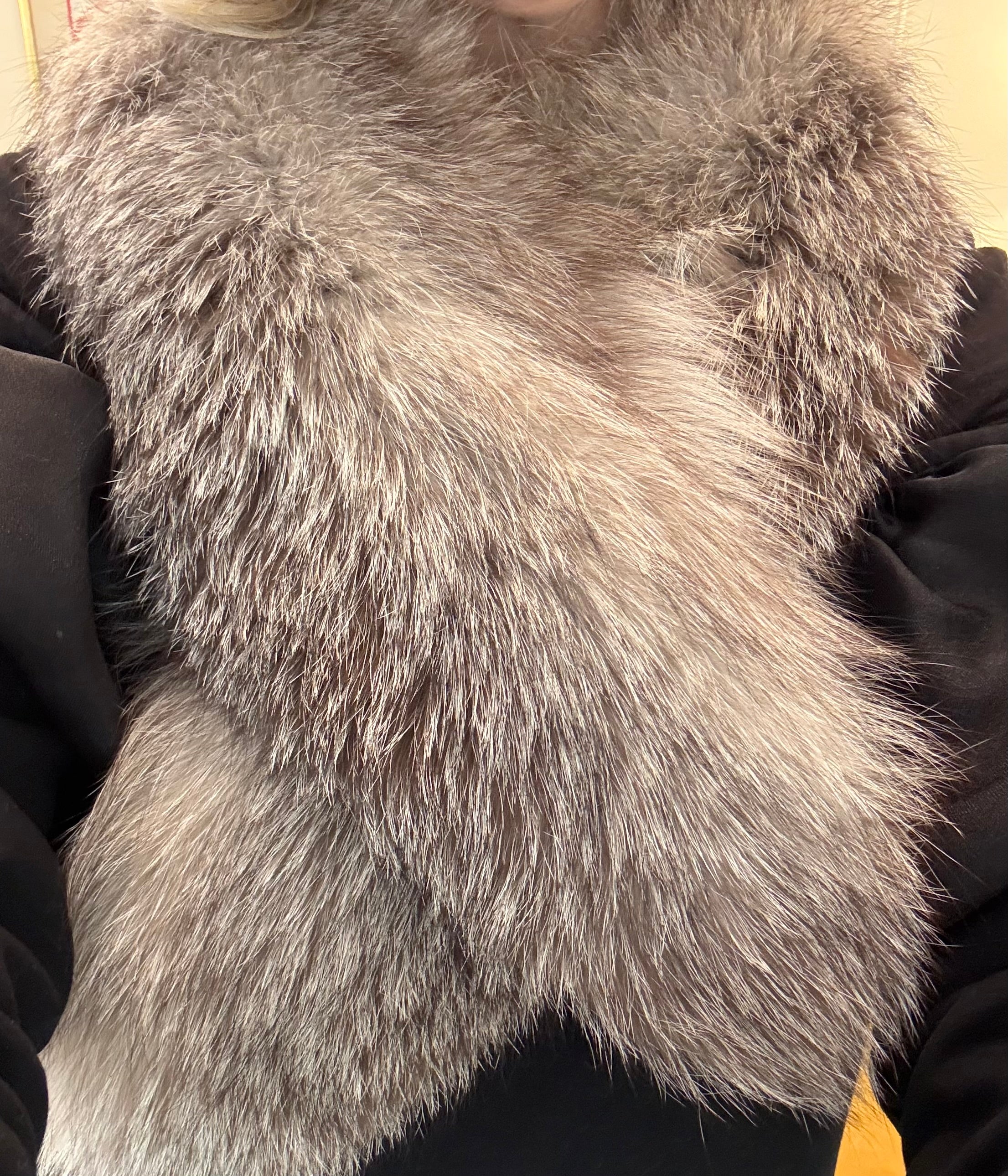 The most divine vintage fox fur shawl....