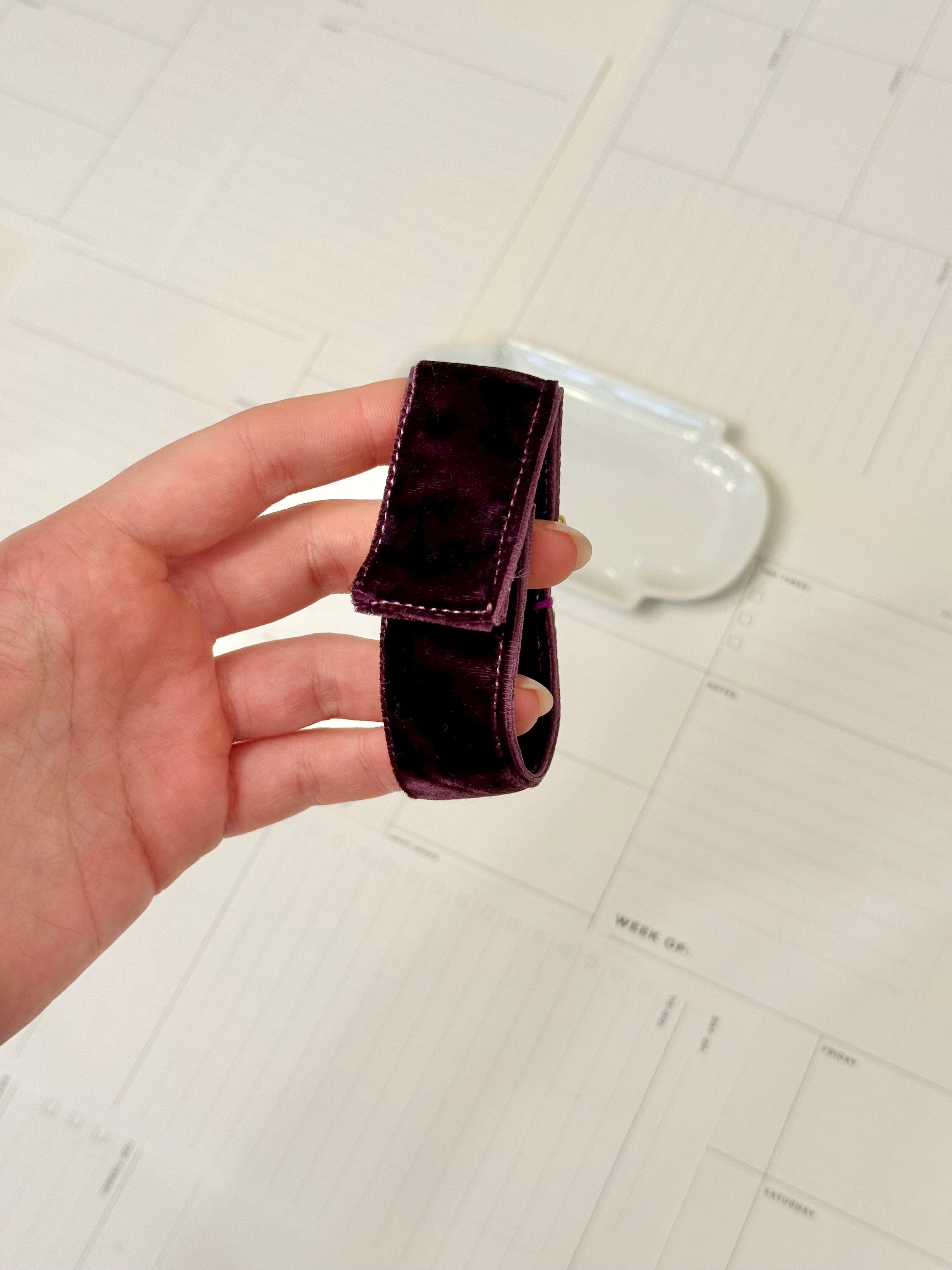 Ladies on Holiday stunning french velvet bracelet....