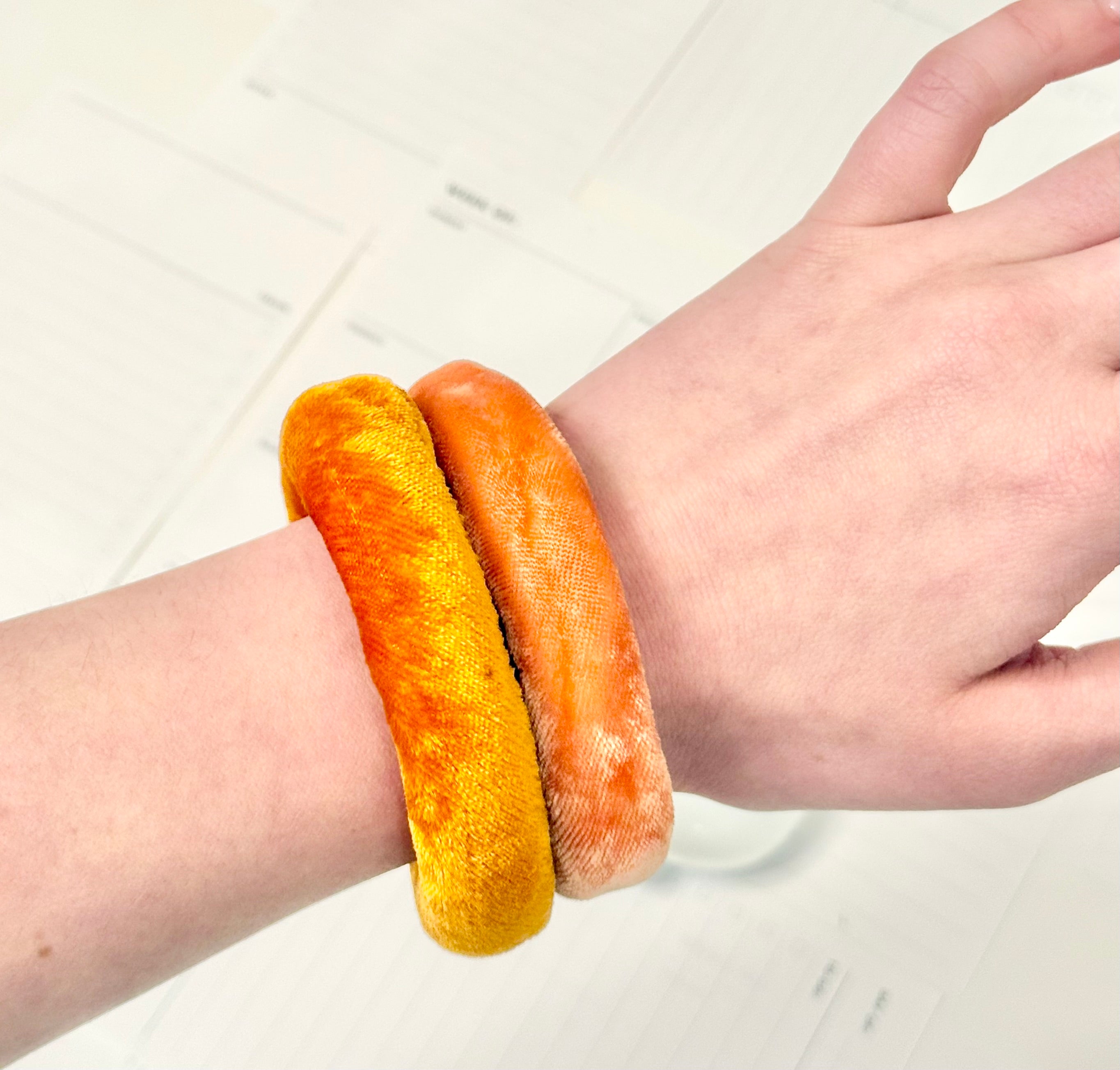 The most lovely vintage velvet bracelets....