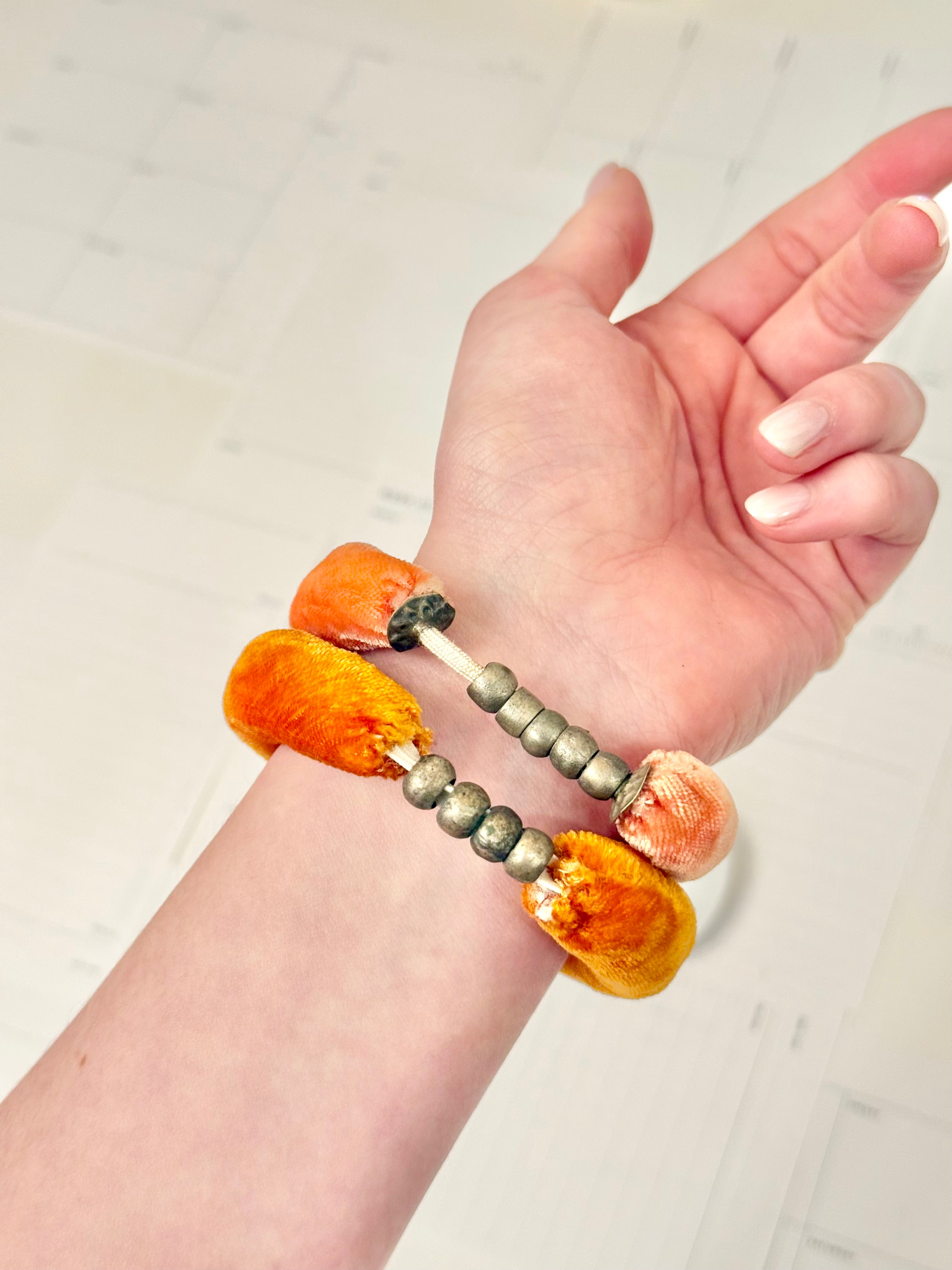The most lovely vintage velvet bracelets....