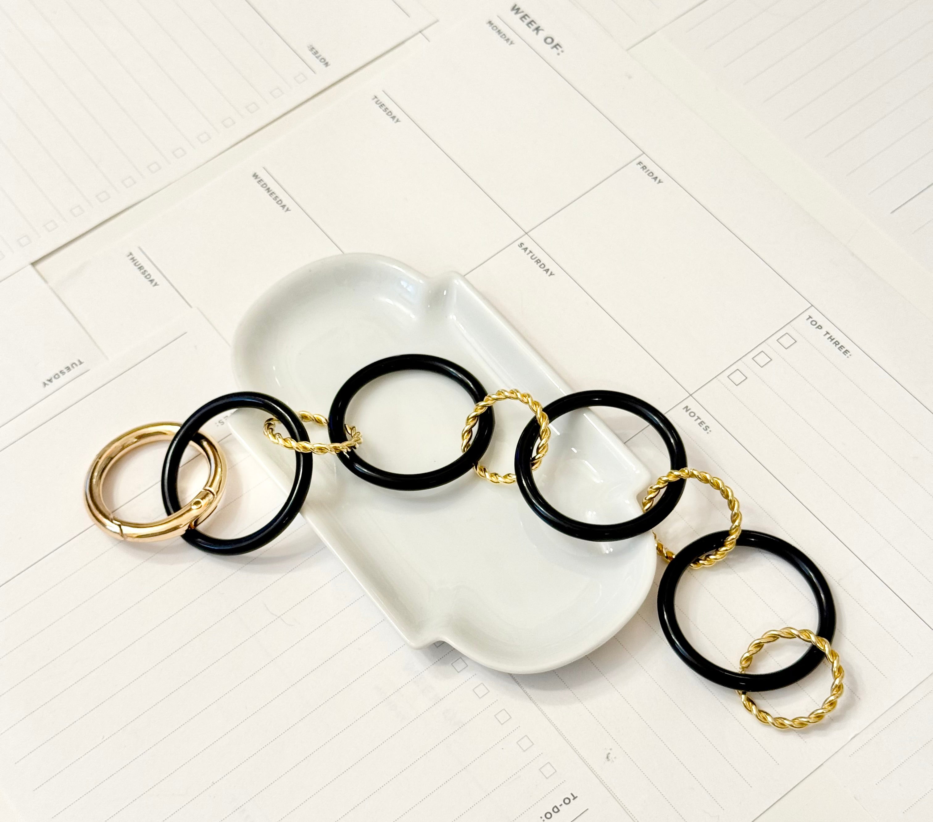 Truly chic large circle bracelet...