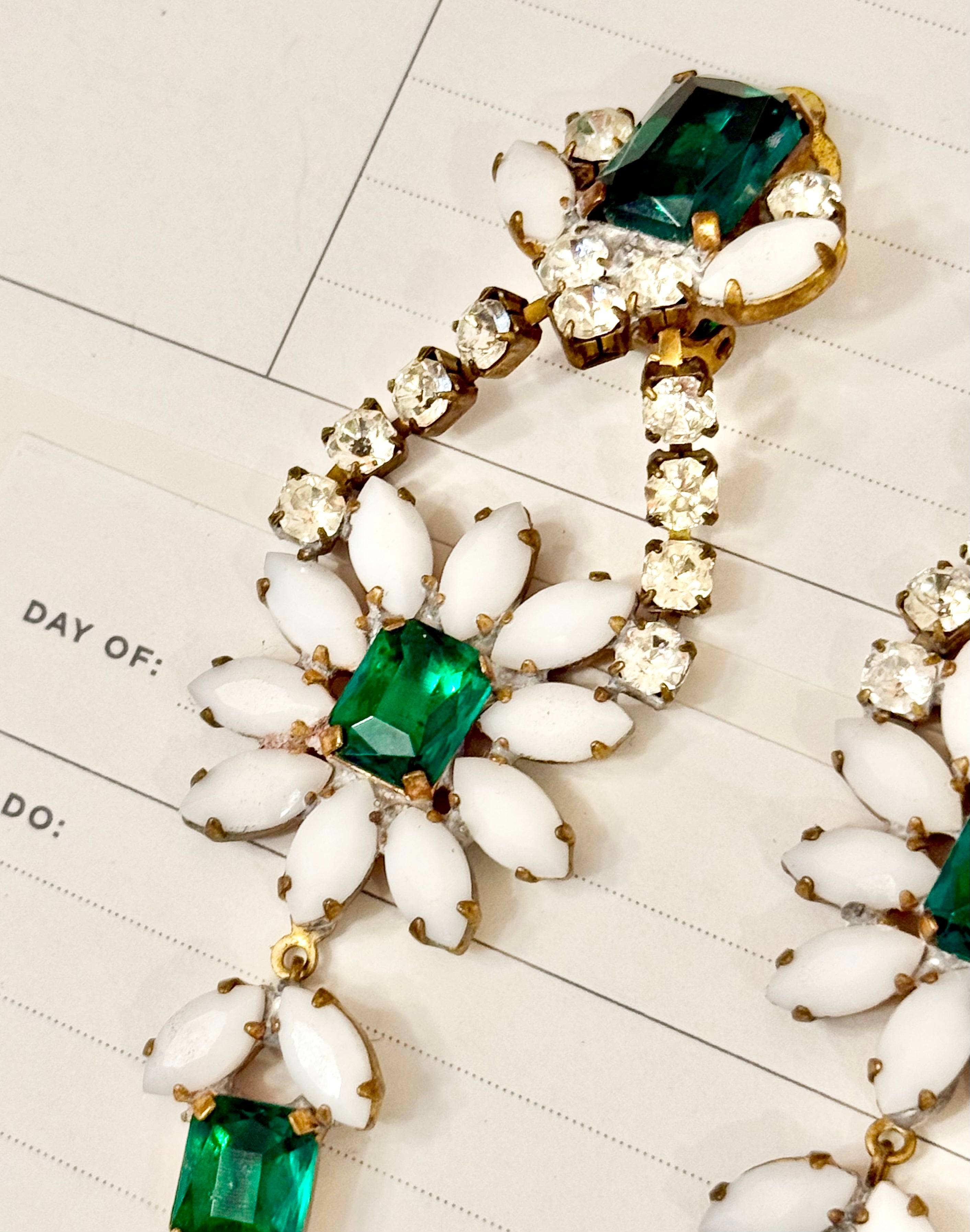 Husar D divine emerald and blanc glass delights...