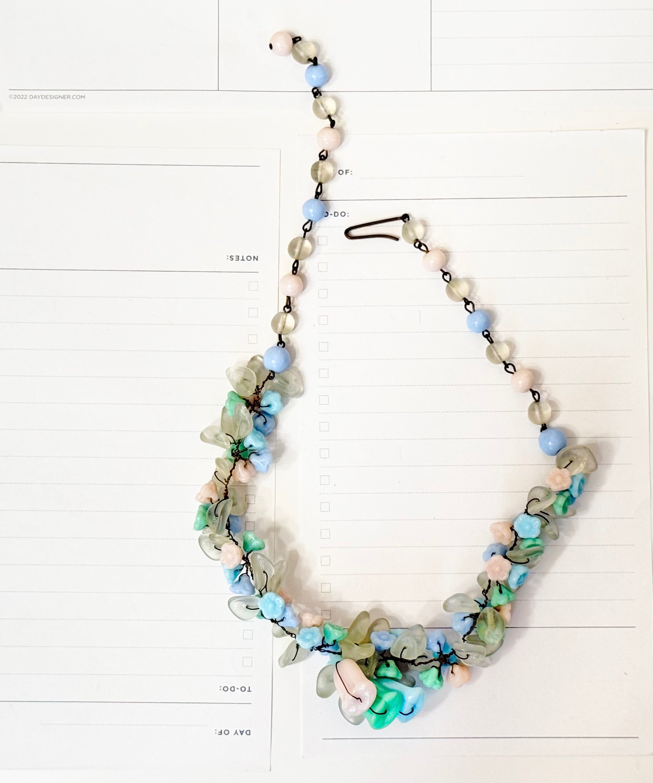 1940's West German feminine necklace....so chic