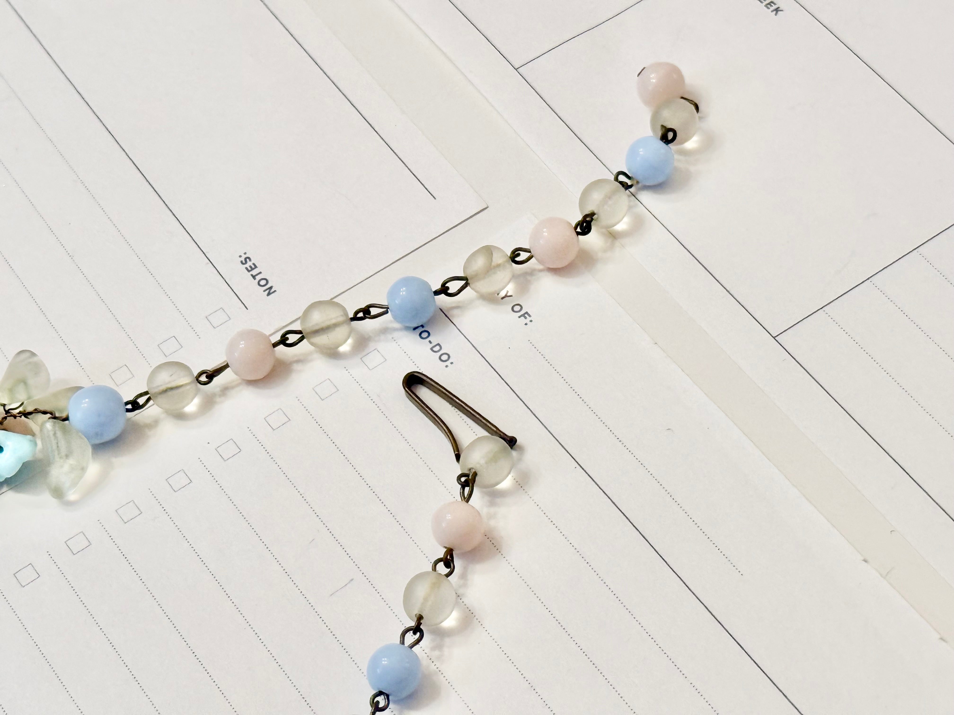 1940's West German feminine necklace....so chic