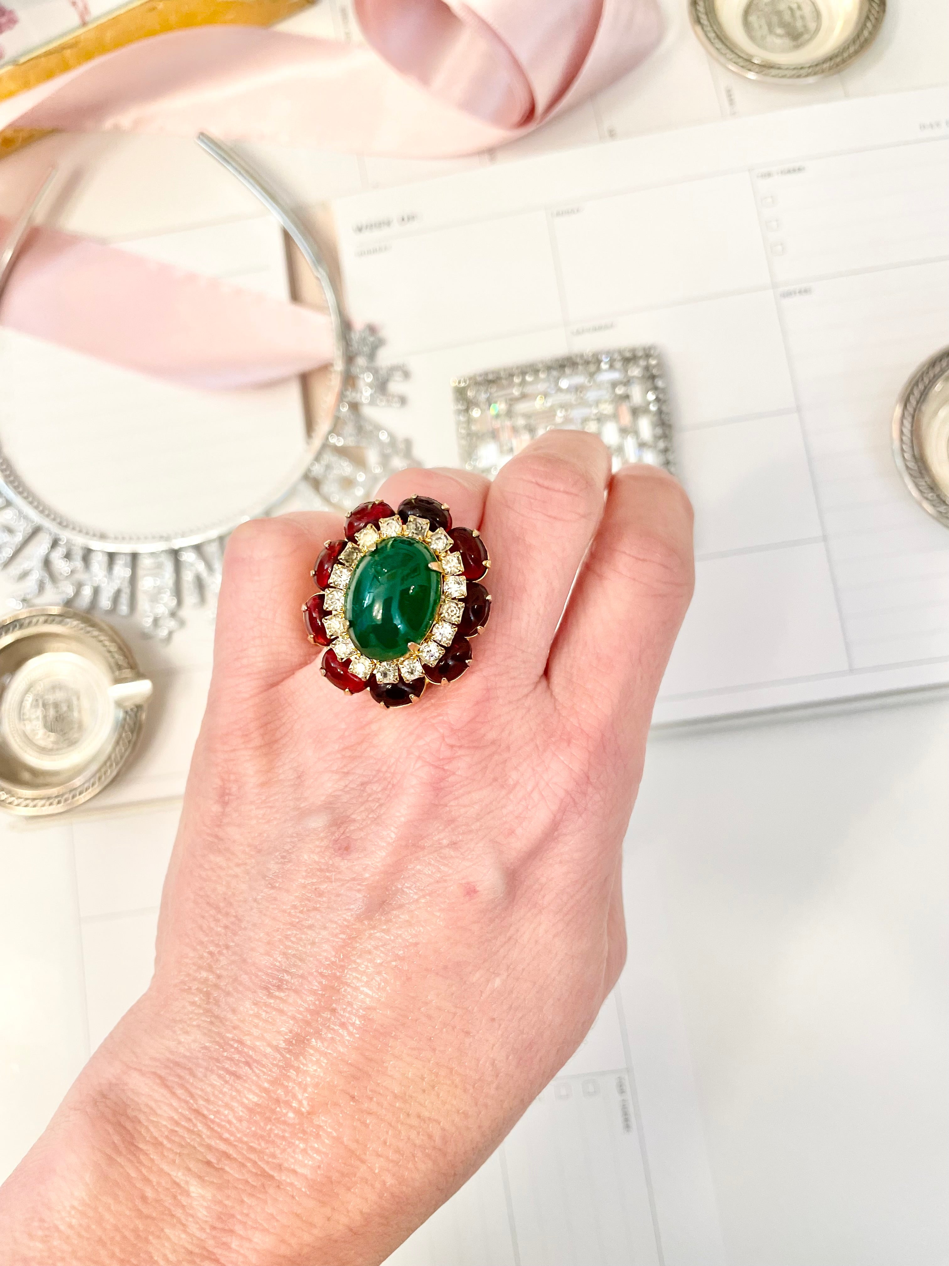 1960's flirty gal cocktail ring! So divine