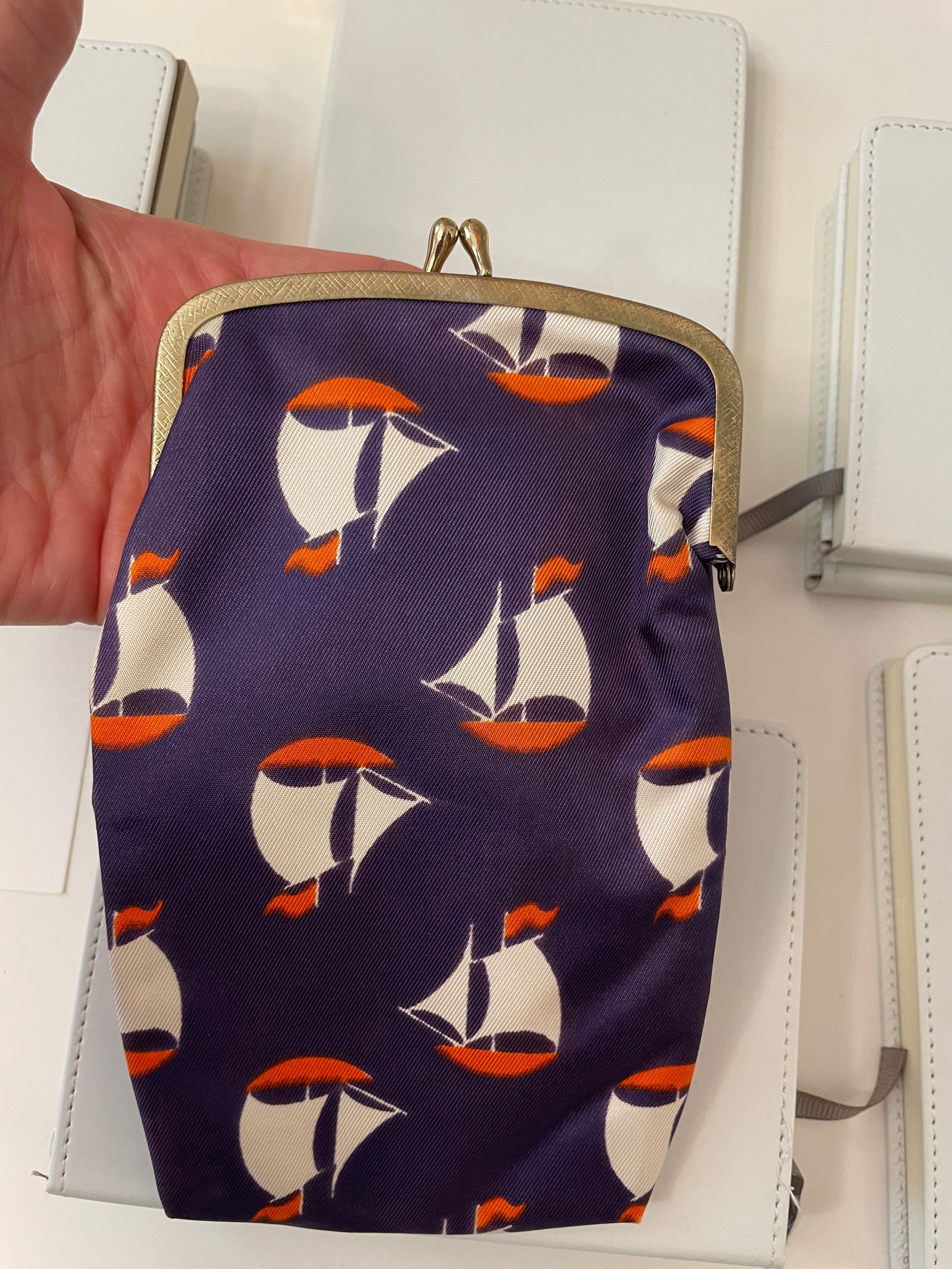 The Preppy Girl Society super chic, sailboat motif sunglass case... so preppy!