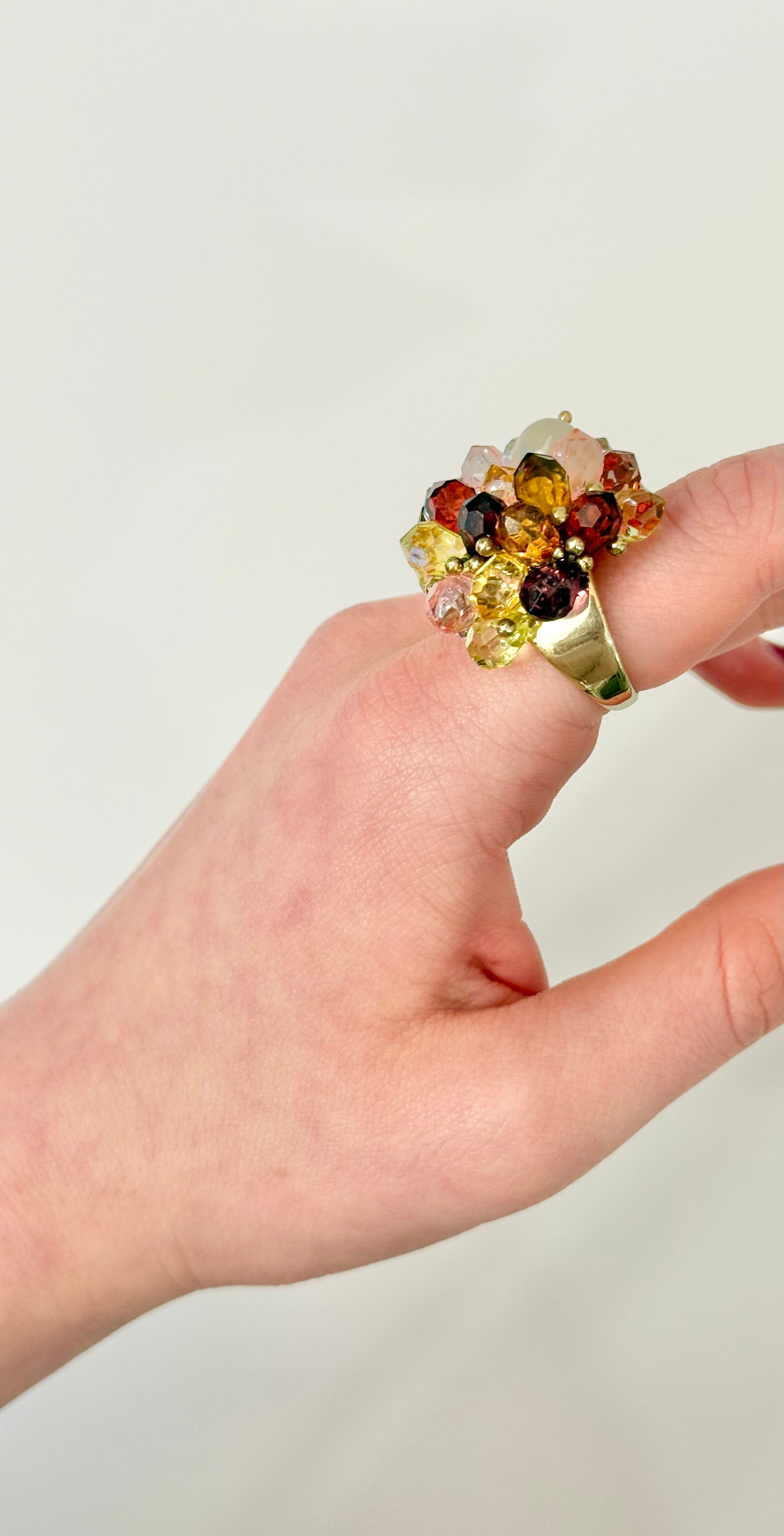 The most divine crystal cocktail ring....
